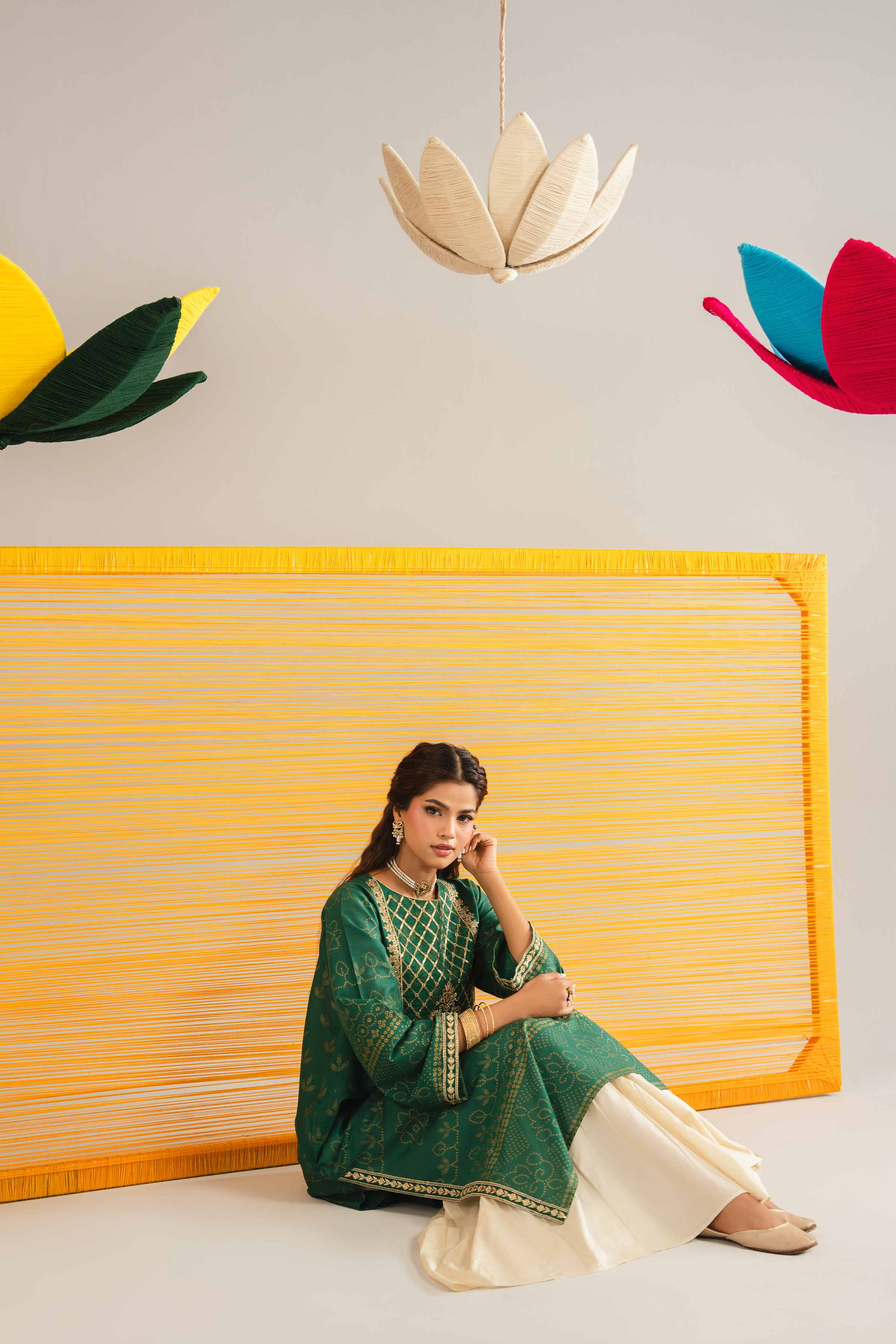 Printed Embroidered Shirt - PE26-87 - Image 7