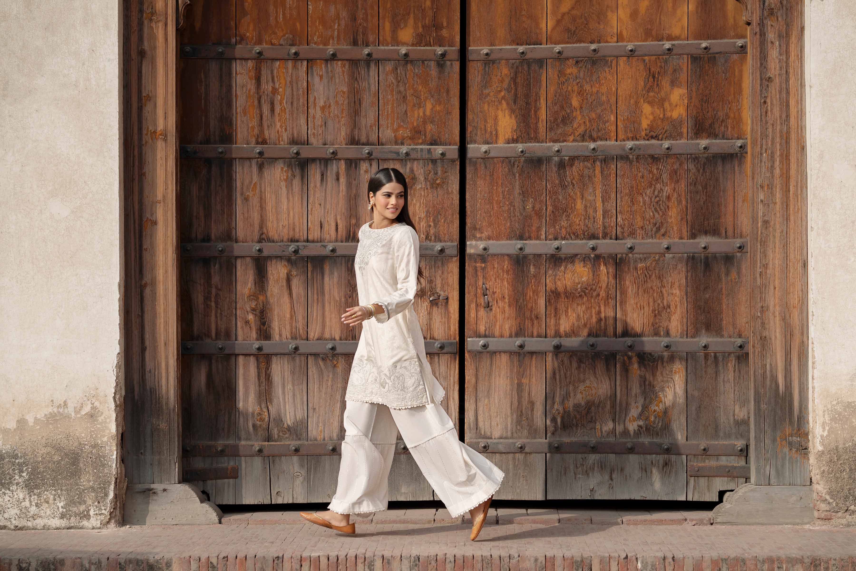 2 Piece - Embroidered Suit - PFE25-14 - Image 10