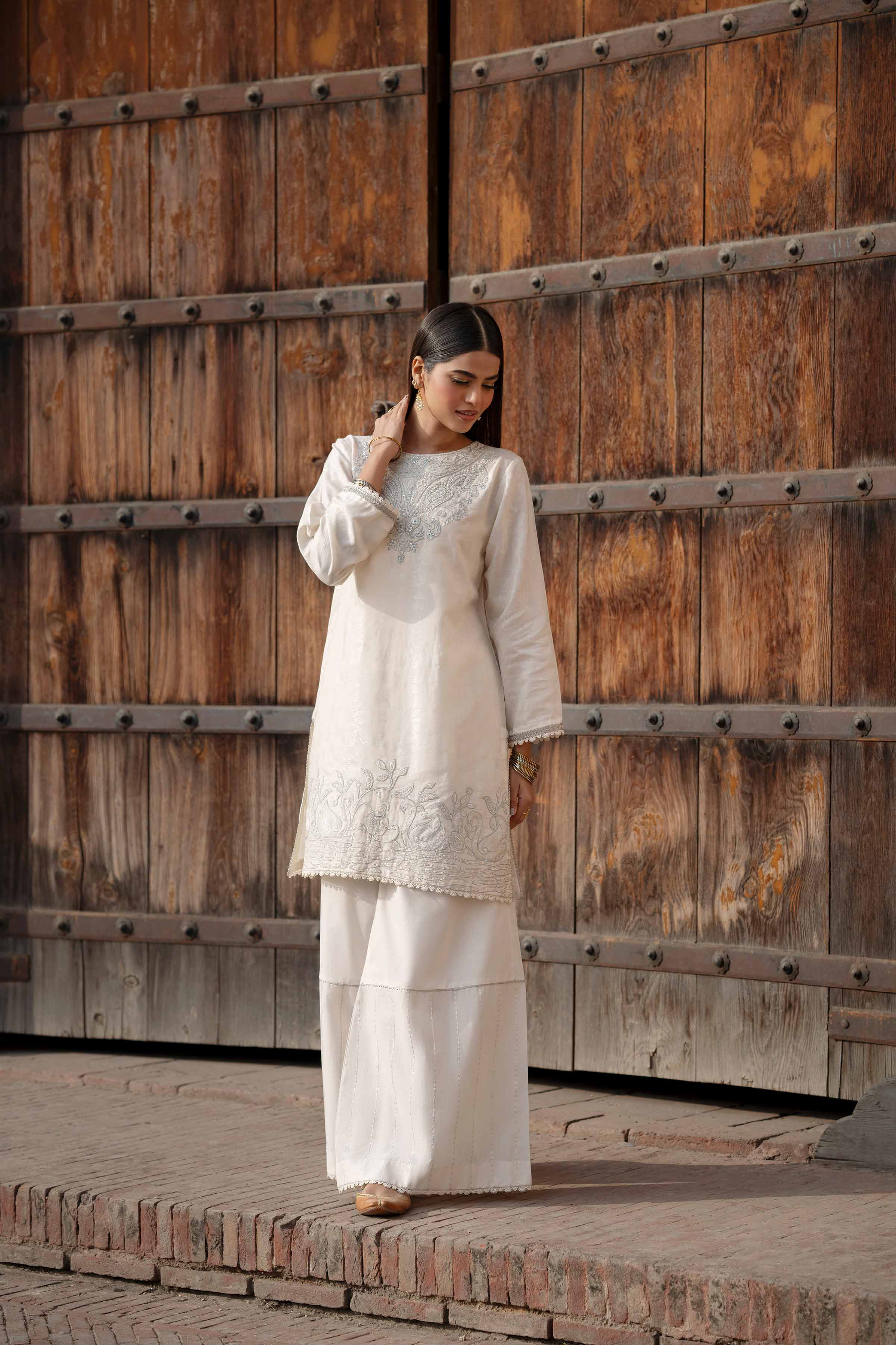 2 Piece - Embroidered Suit - PFE25-14 - Image 12