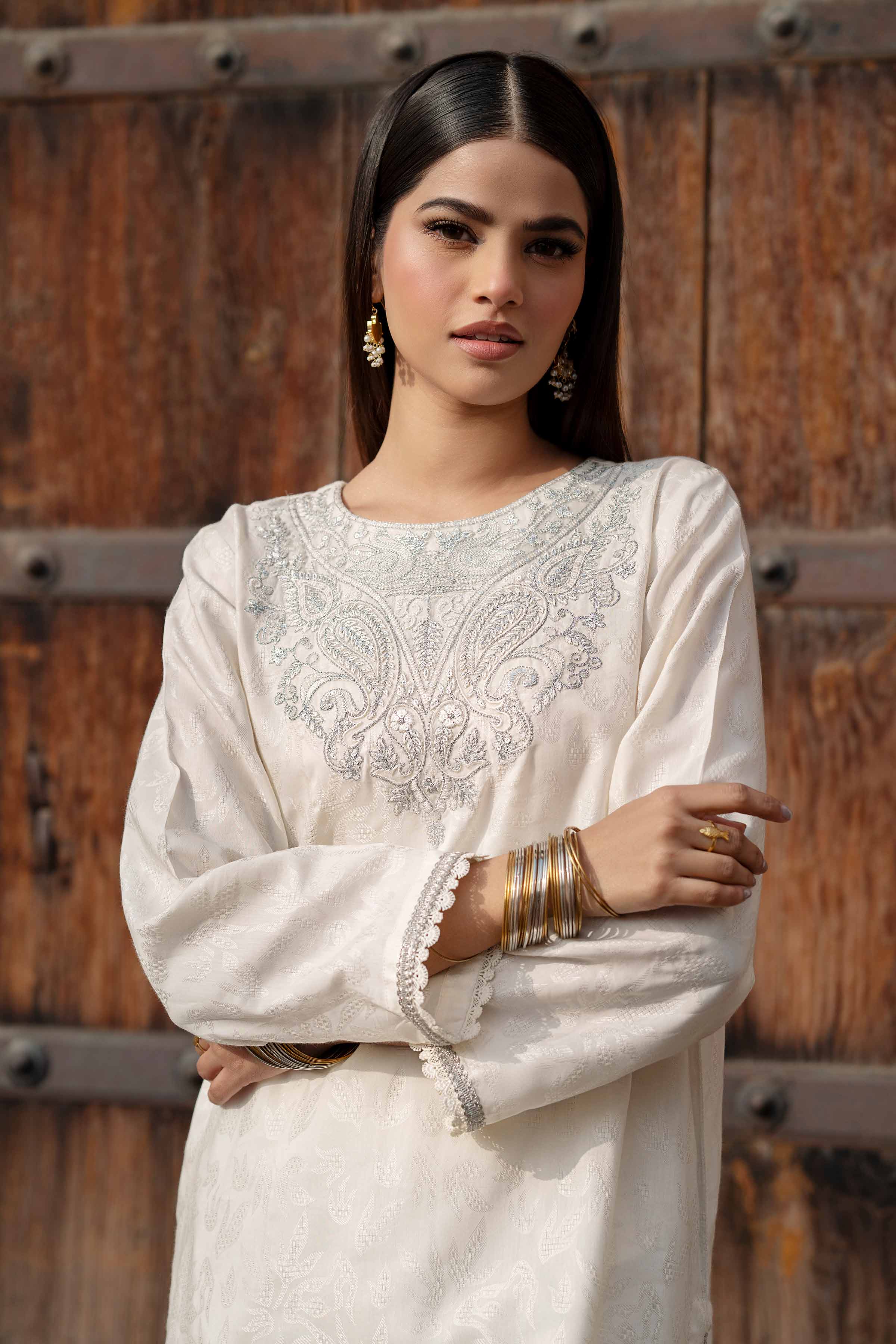 2 Piece - Embroidered Suit - PFE25-14 - Image 15