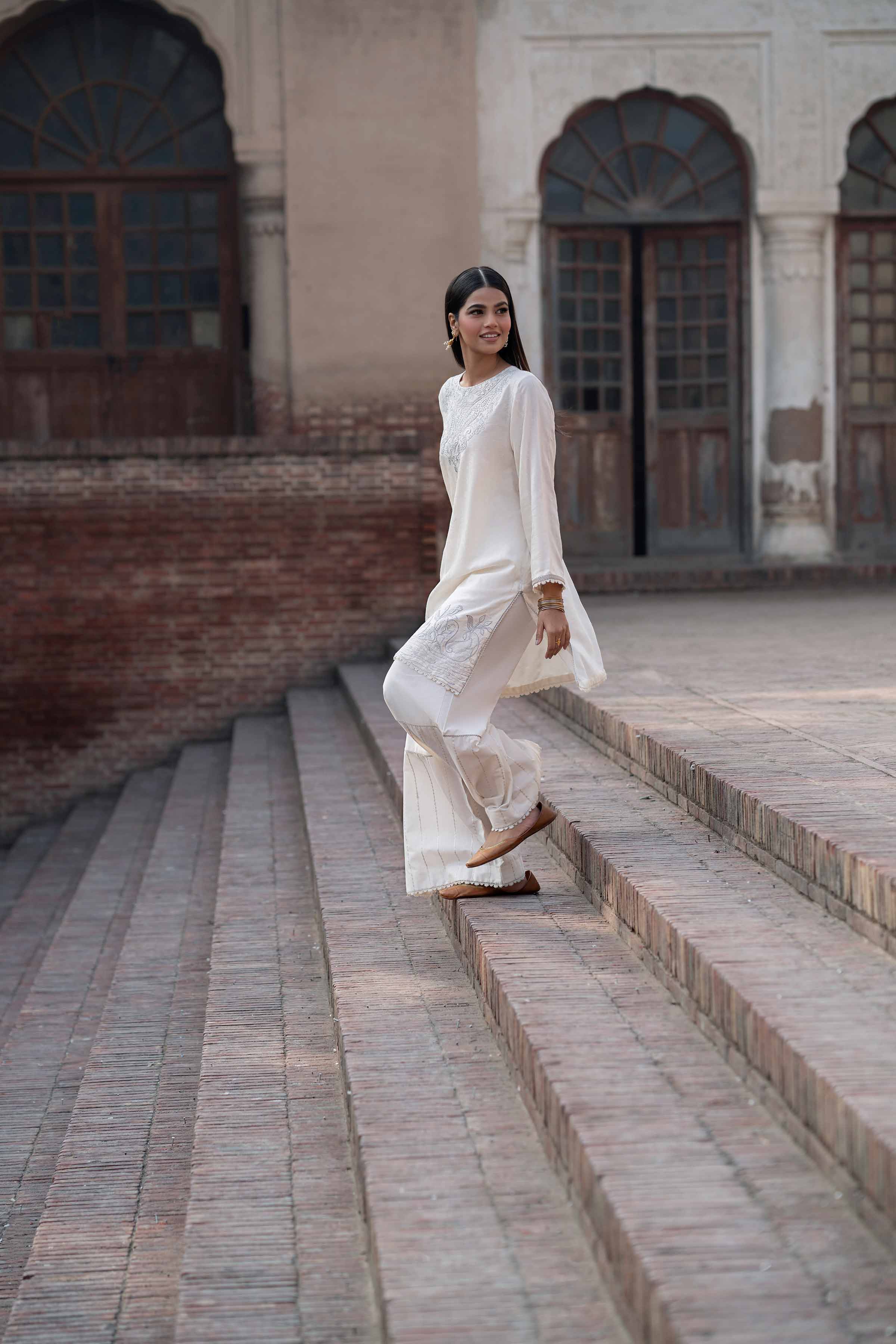 2 Piece - Embroidered Suit - PFE25-14 - Image 5