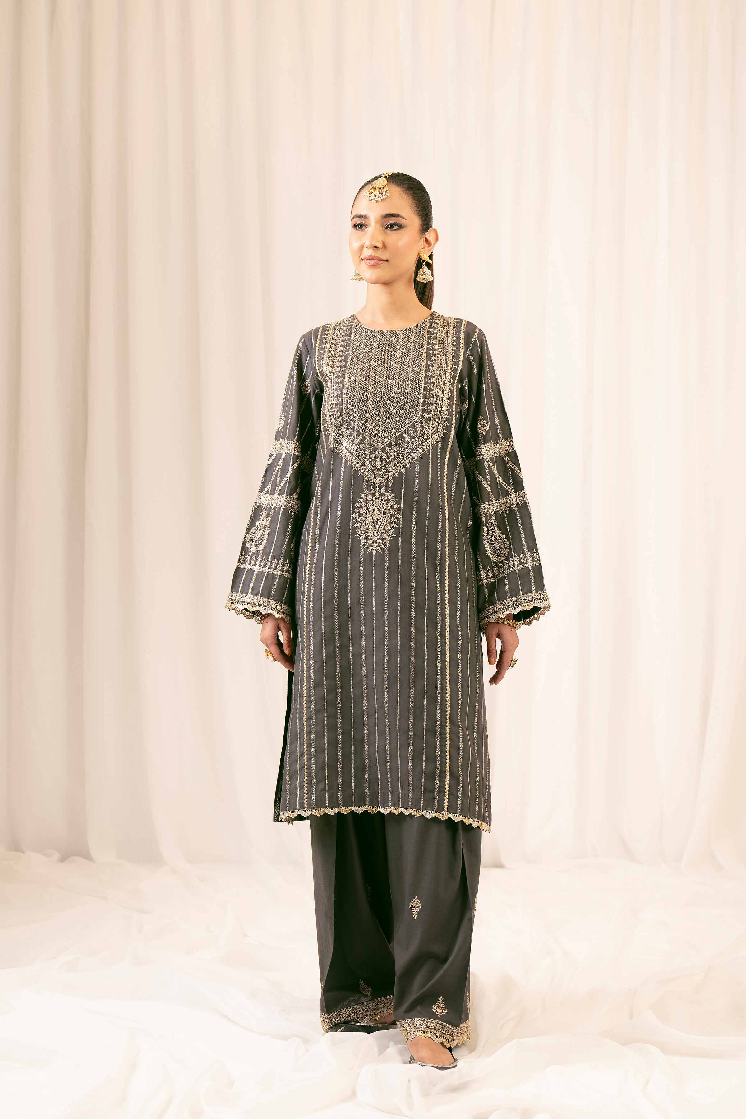 2 Piece - Embroidered Suit - PFE25-26 - Image 5