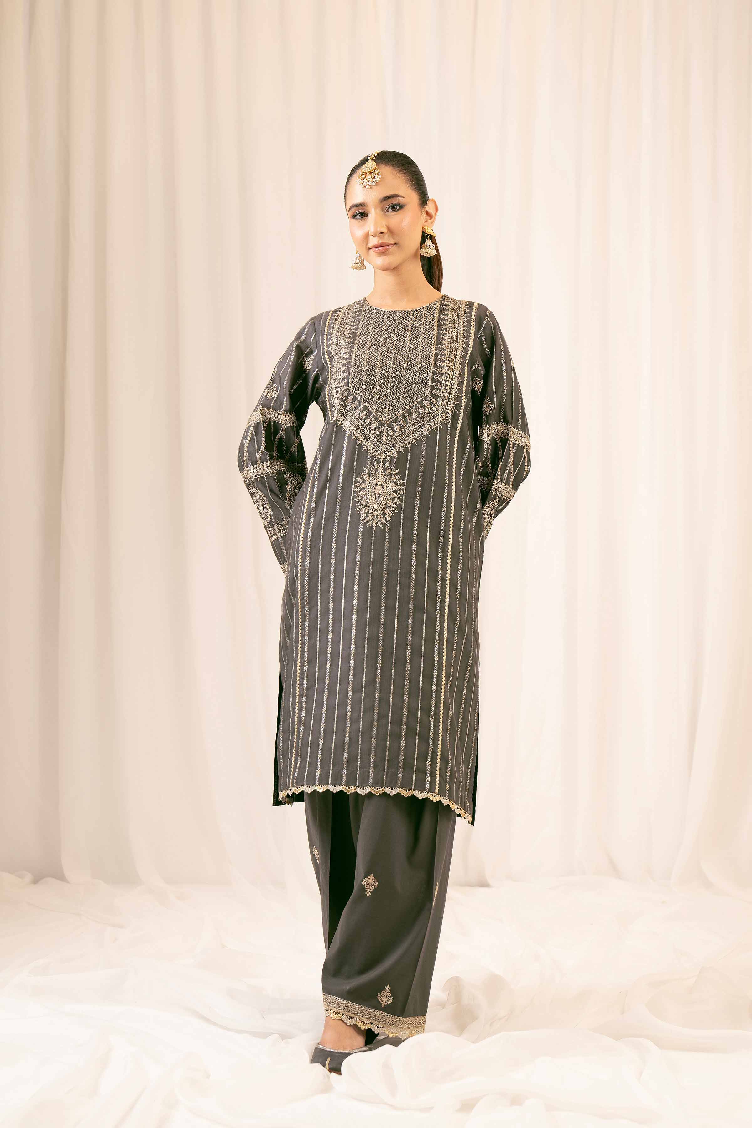2 Piece - Embroidered Suit - PFE25-26 - Image 7