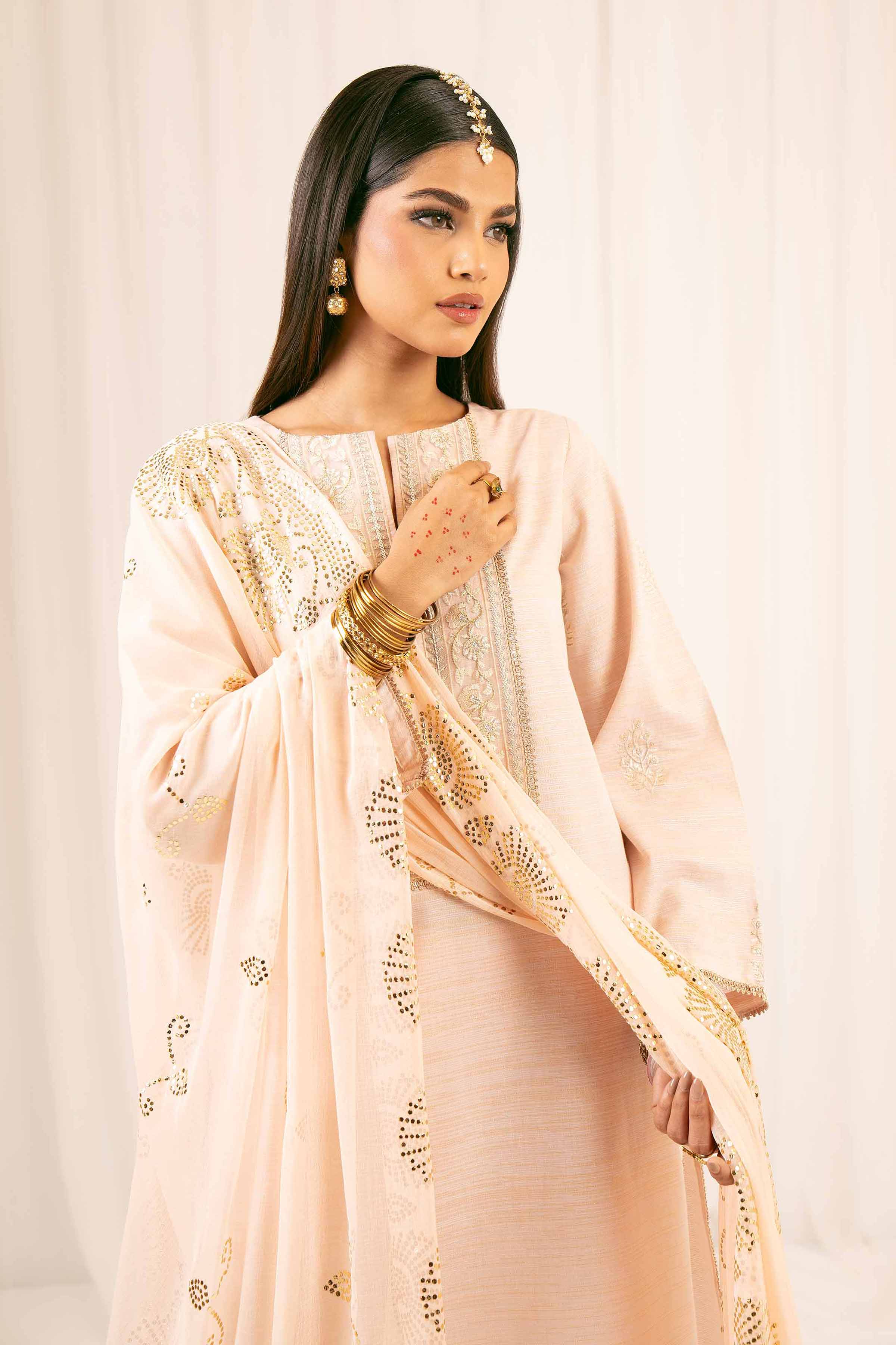 3 Piece - Embroidered Suit - PFE25-29 - Image 2