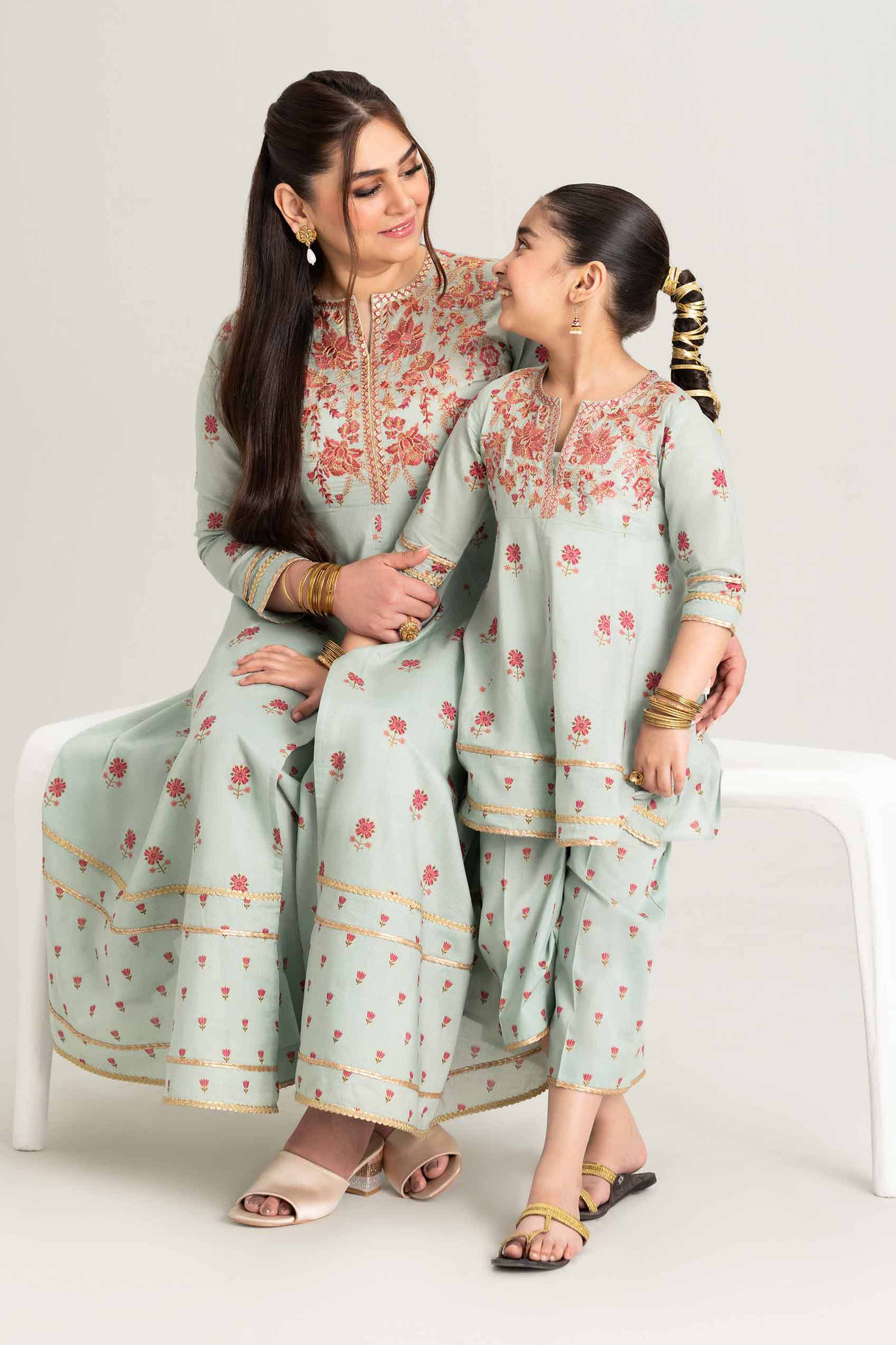 2 Piece - Embroidered Suit - PMD25-08 M - Image 6