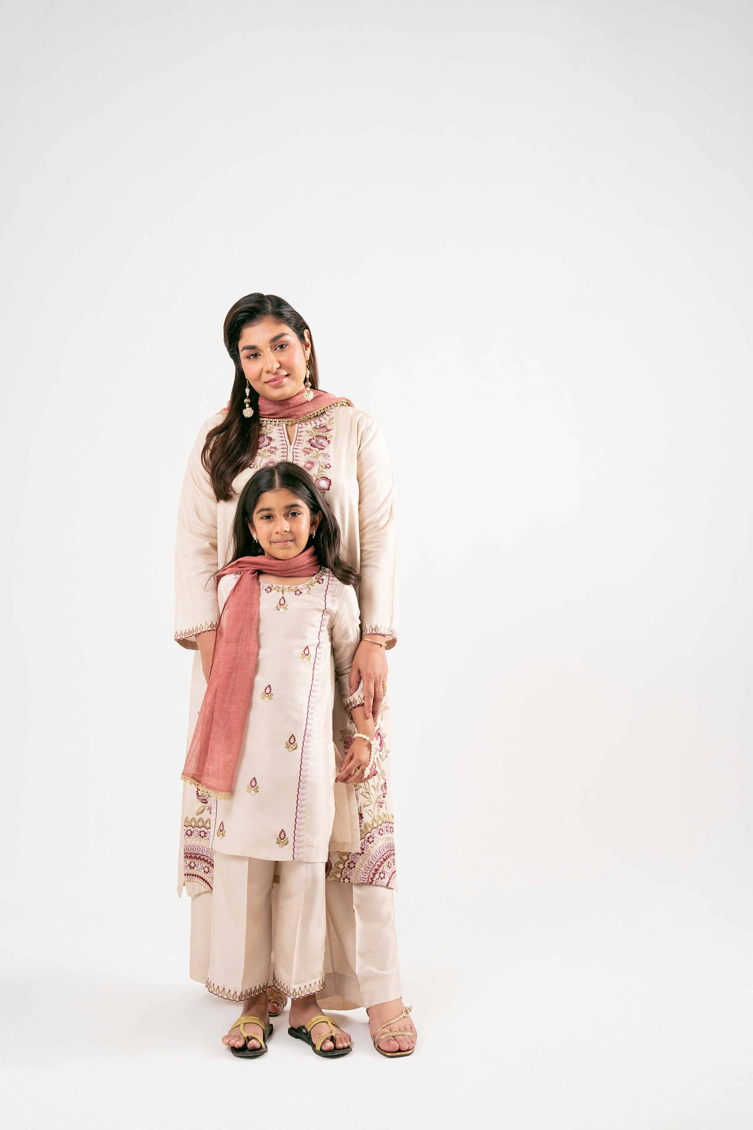 3 Piece - Embroidered Suit - PMD25-14 M - Image 6