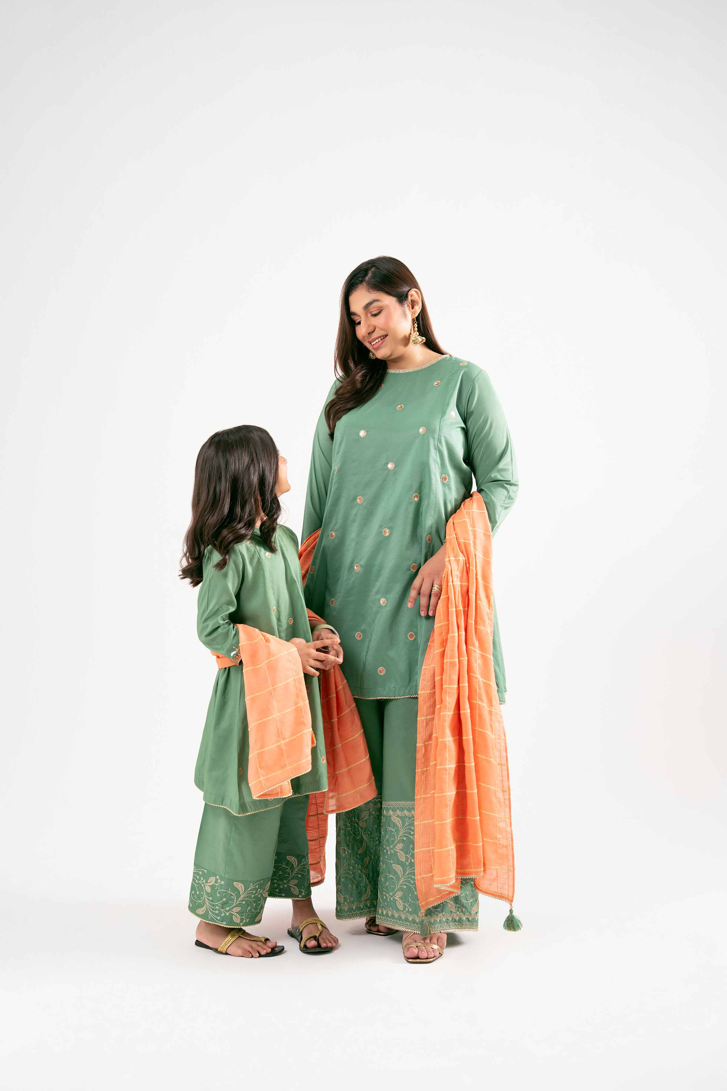 3 Piece - Embroidered Suit - PMD25-19 M - Image 11