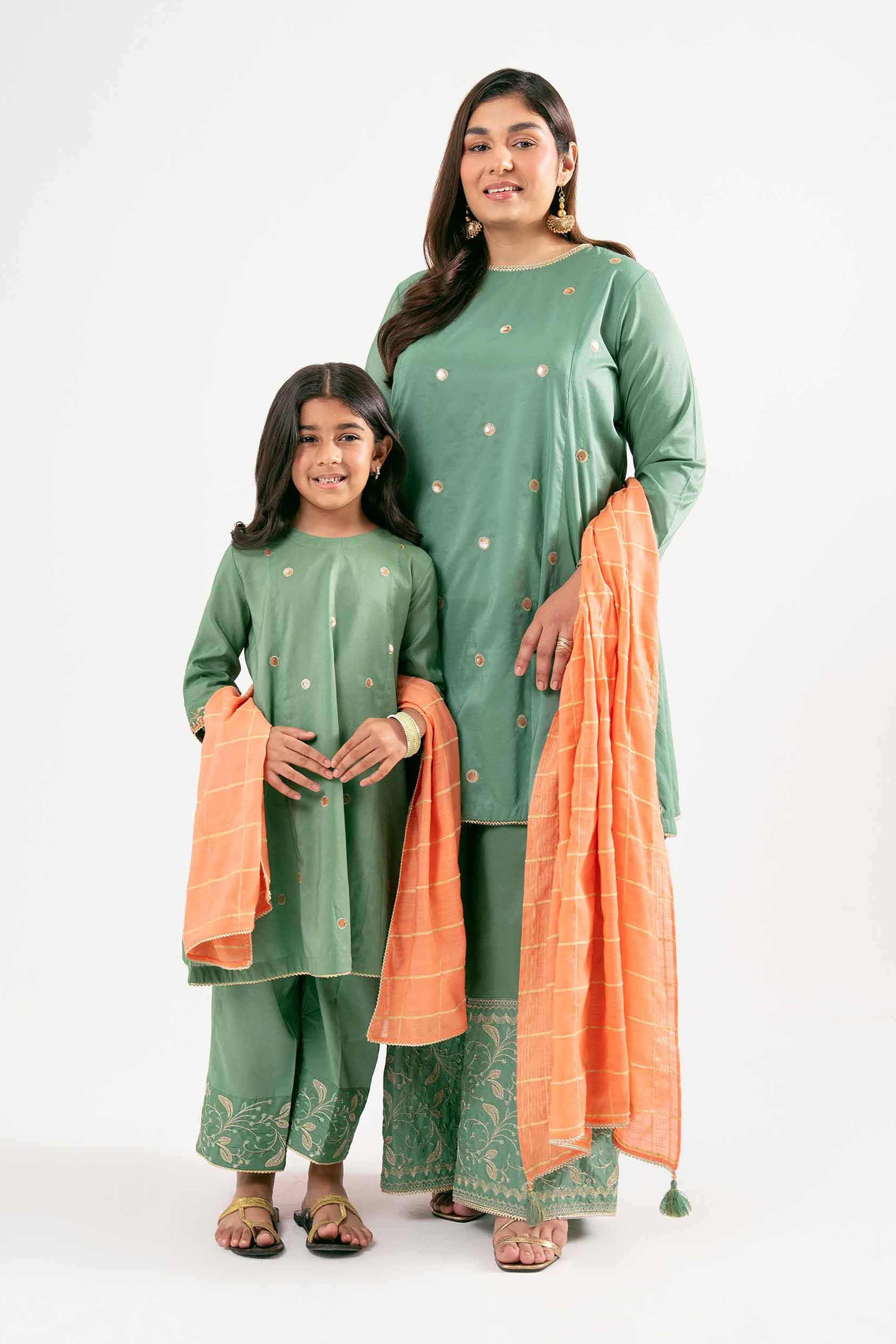 3 Piece - Embroidered Suit - PMD25-19 M - Image 17