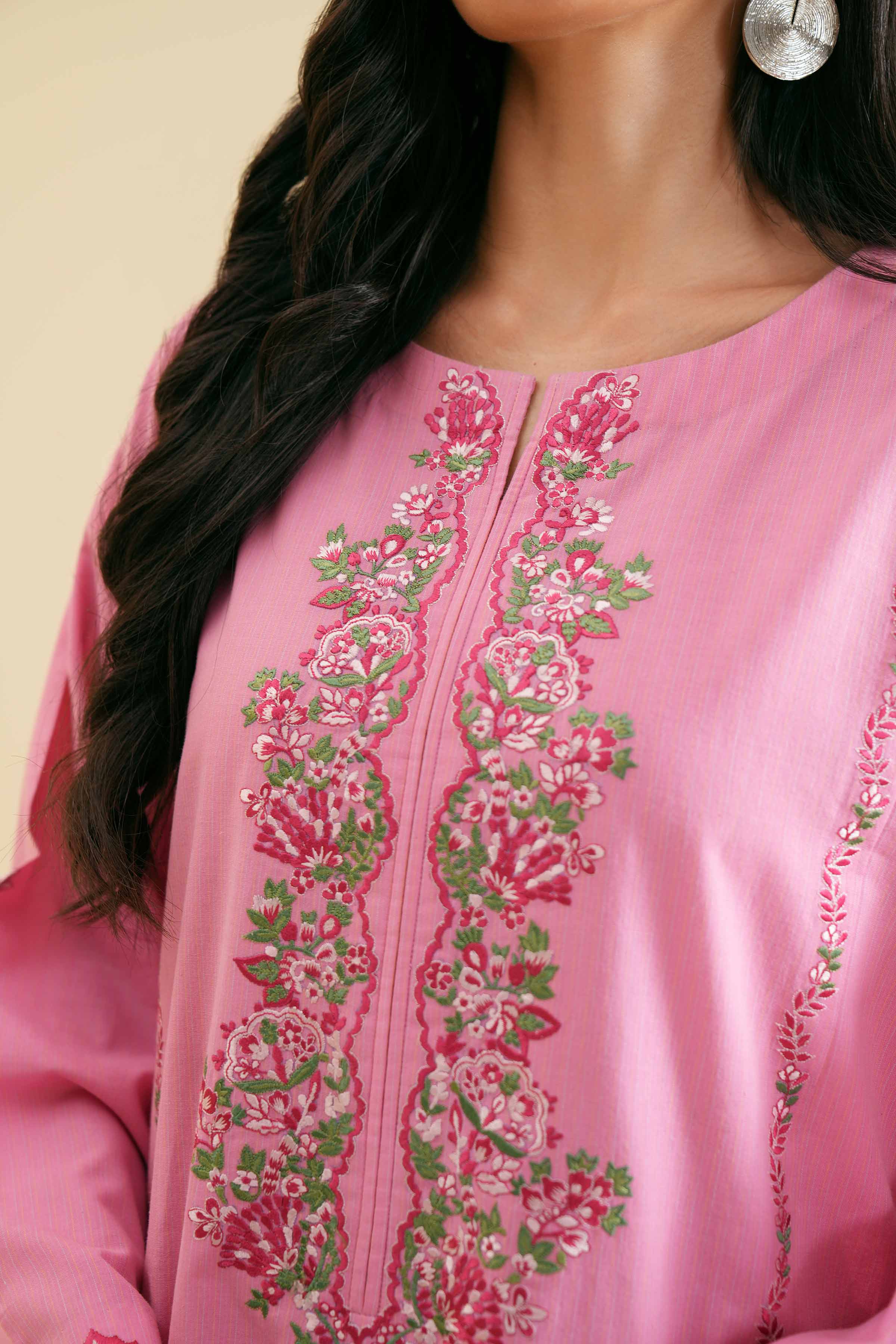 2 Piece - Embroidered Suit - PS24-107 - Image 10