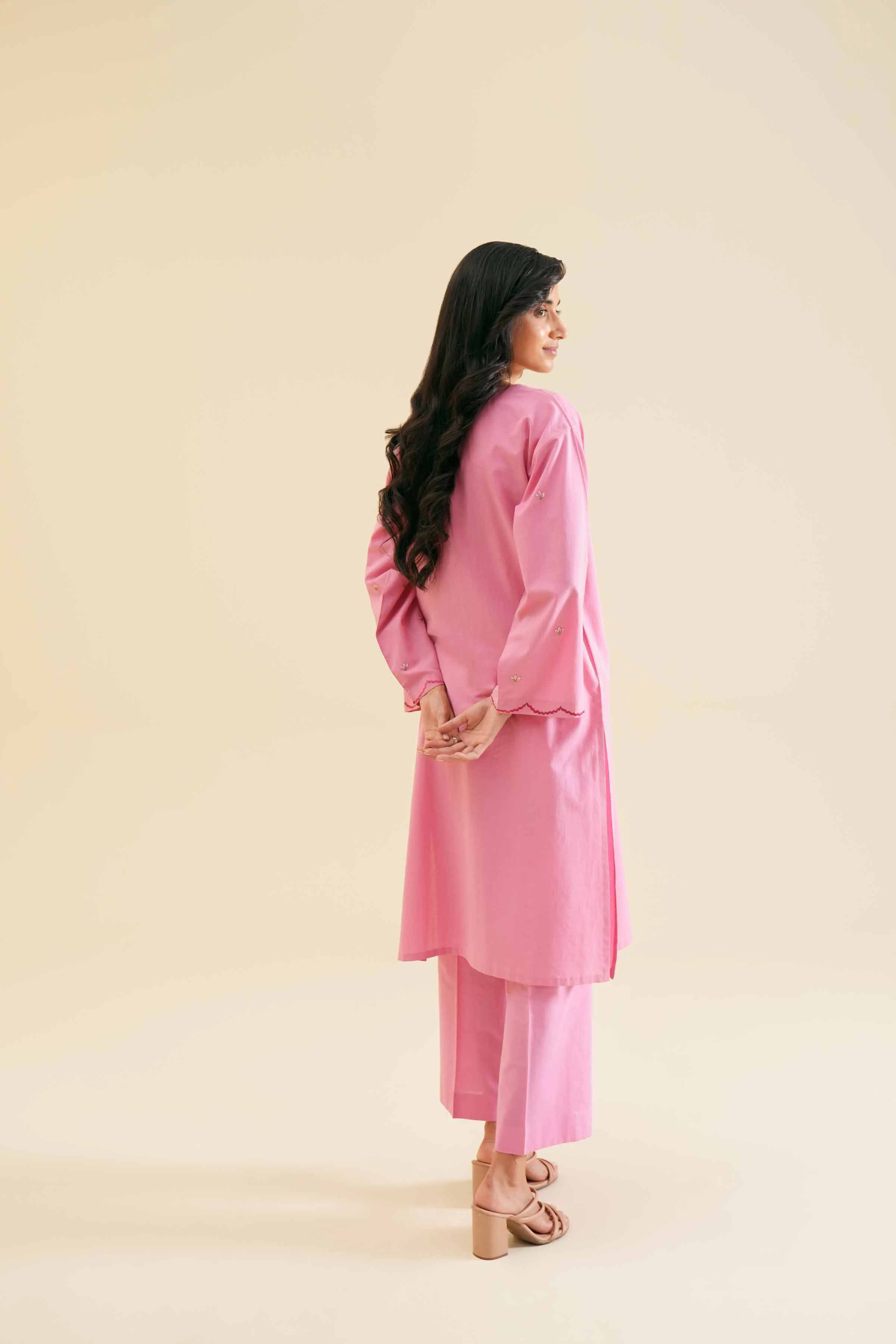 2 Piece - Embroidered Suit - PS24-107 - Image 3