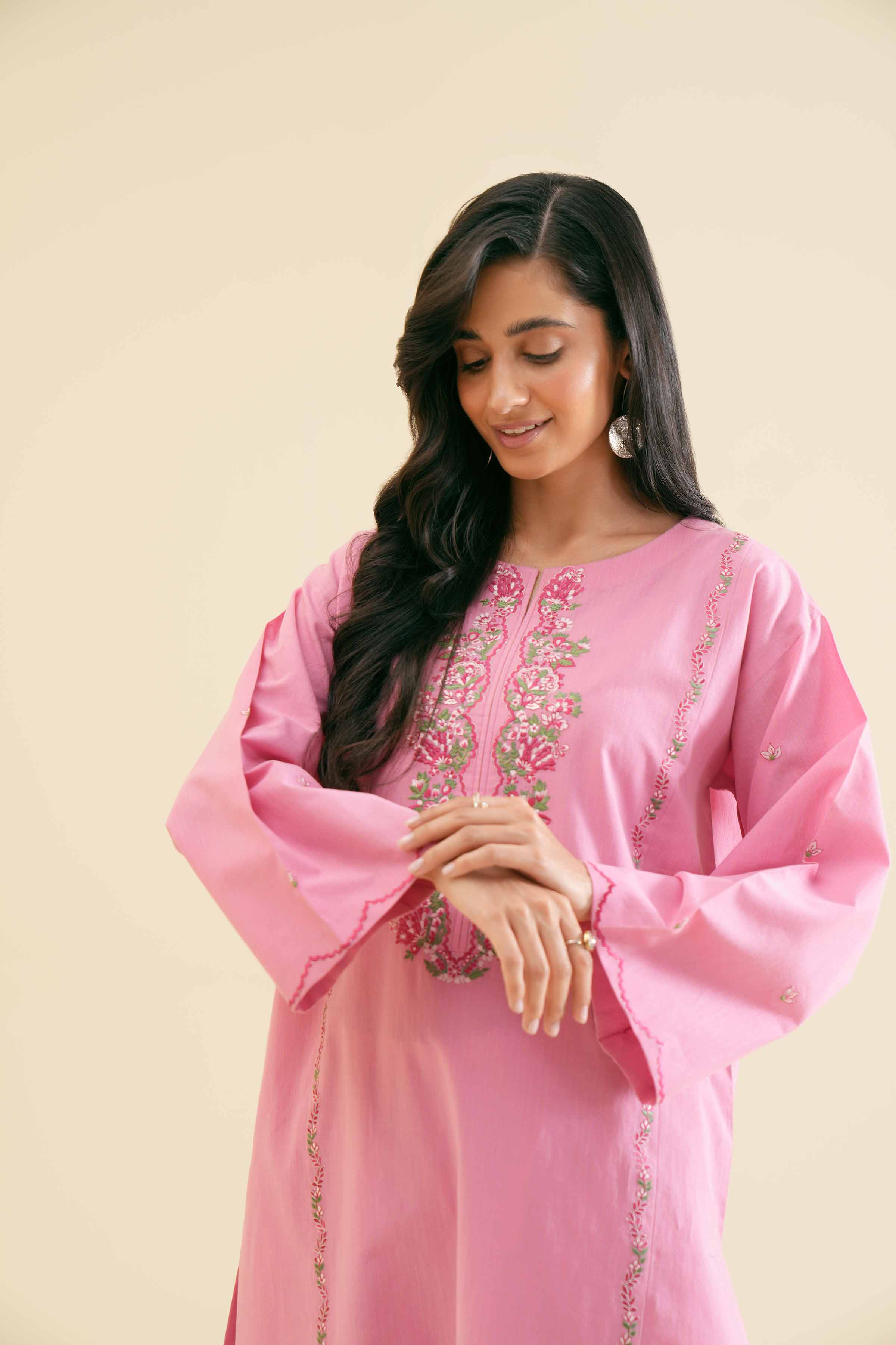 2 Piece - Embroidered Suit - PS24-107 - Image 6