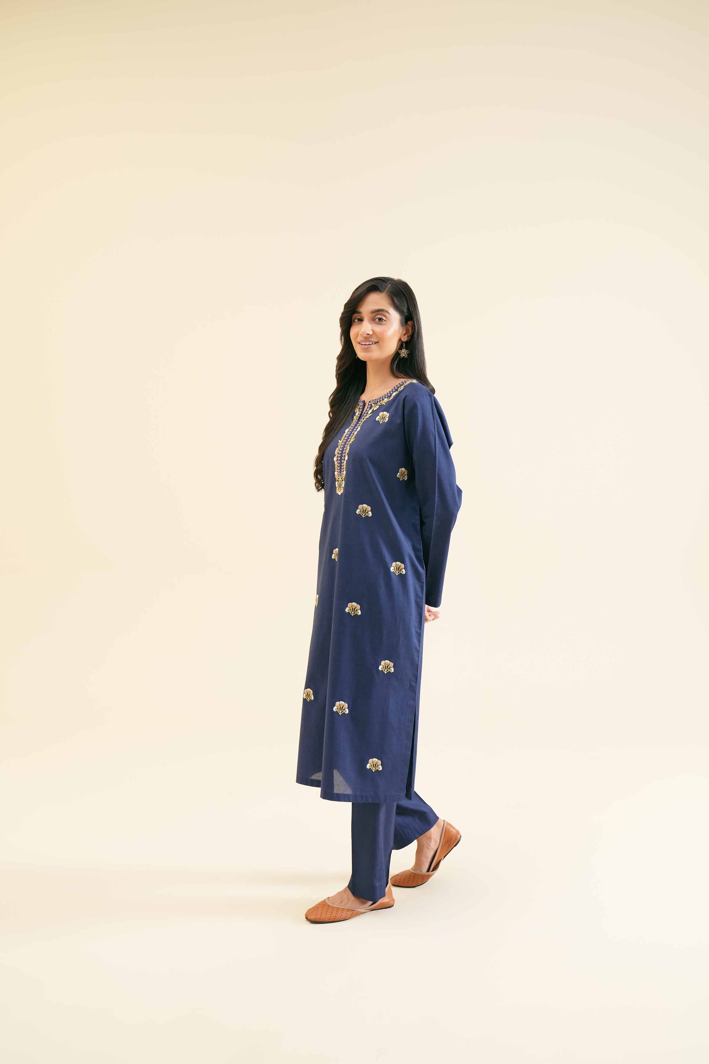 2 Piece - Embroidered Suit - PS24-110 - Image 5