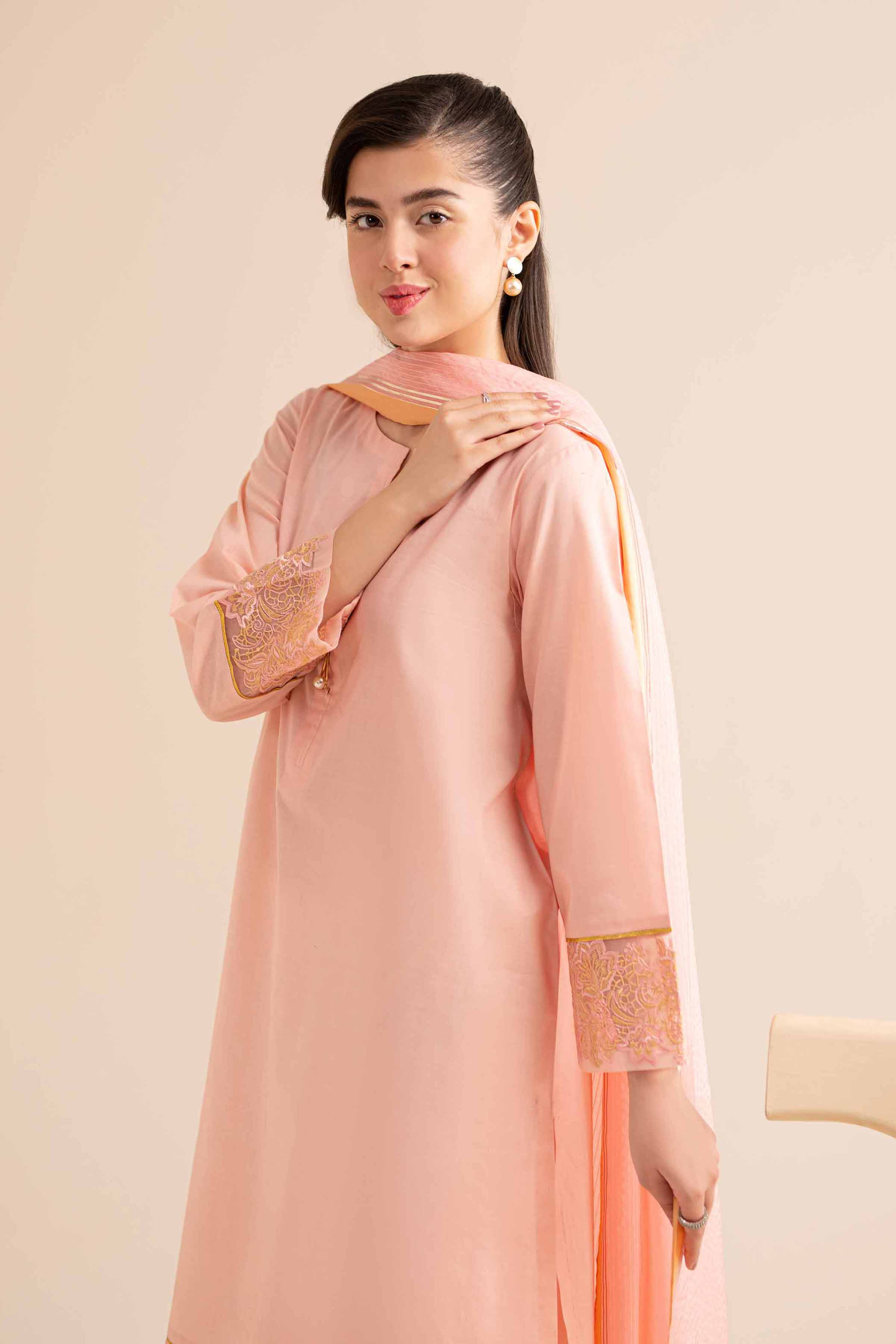 2 Piece - Embroidered Suit - PS24-114 - Image 2