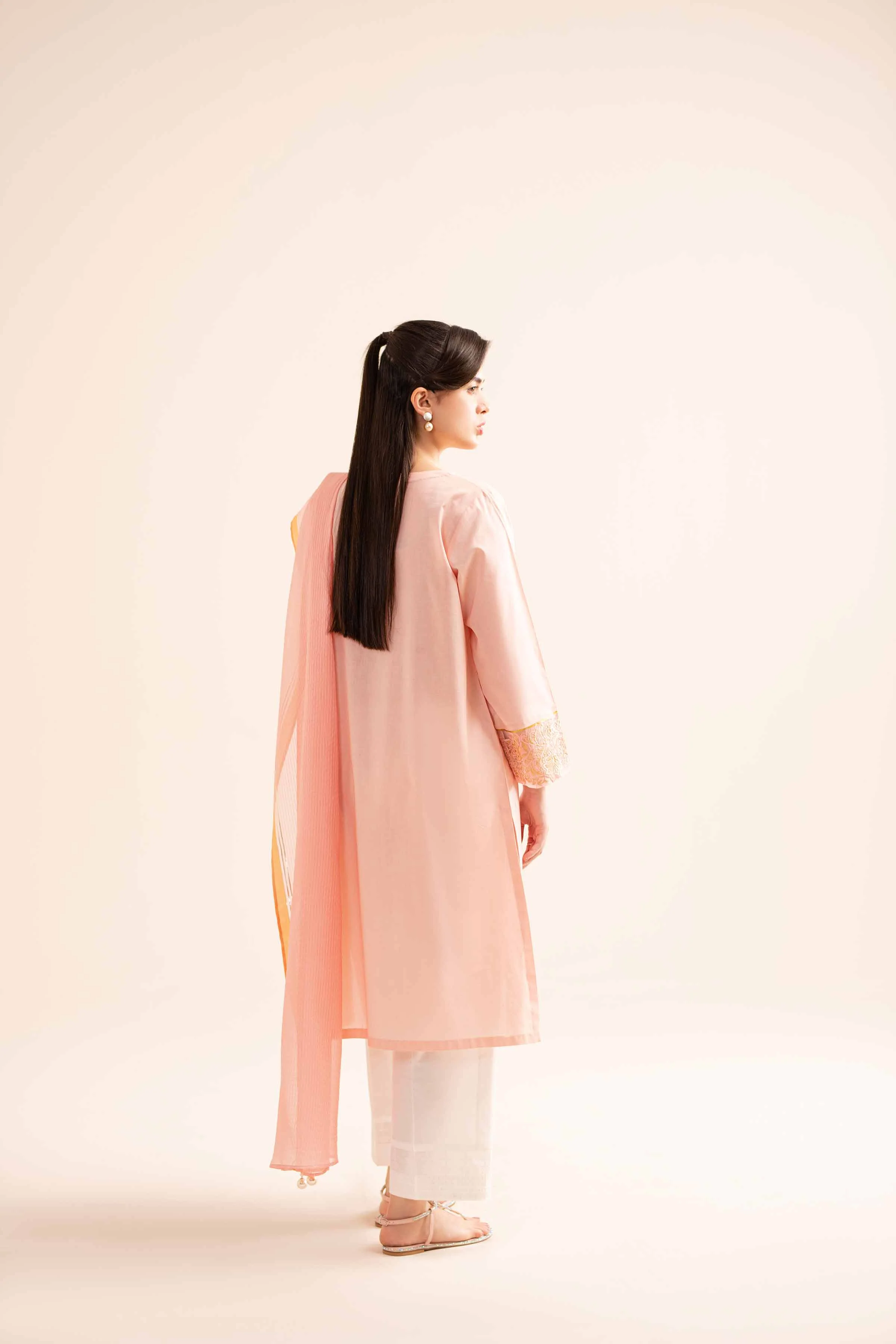 2 Piece - Embroidered Suit - PS24-114 - Image 3