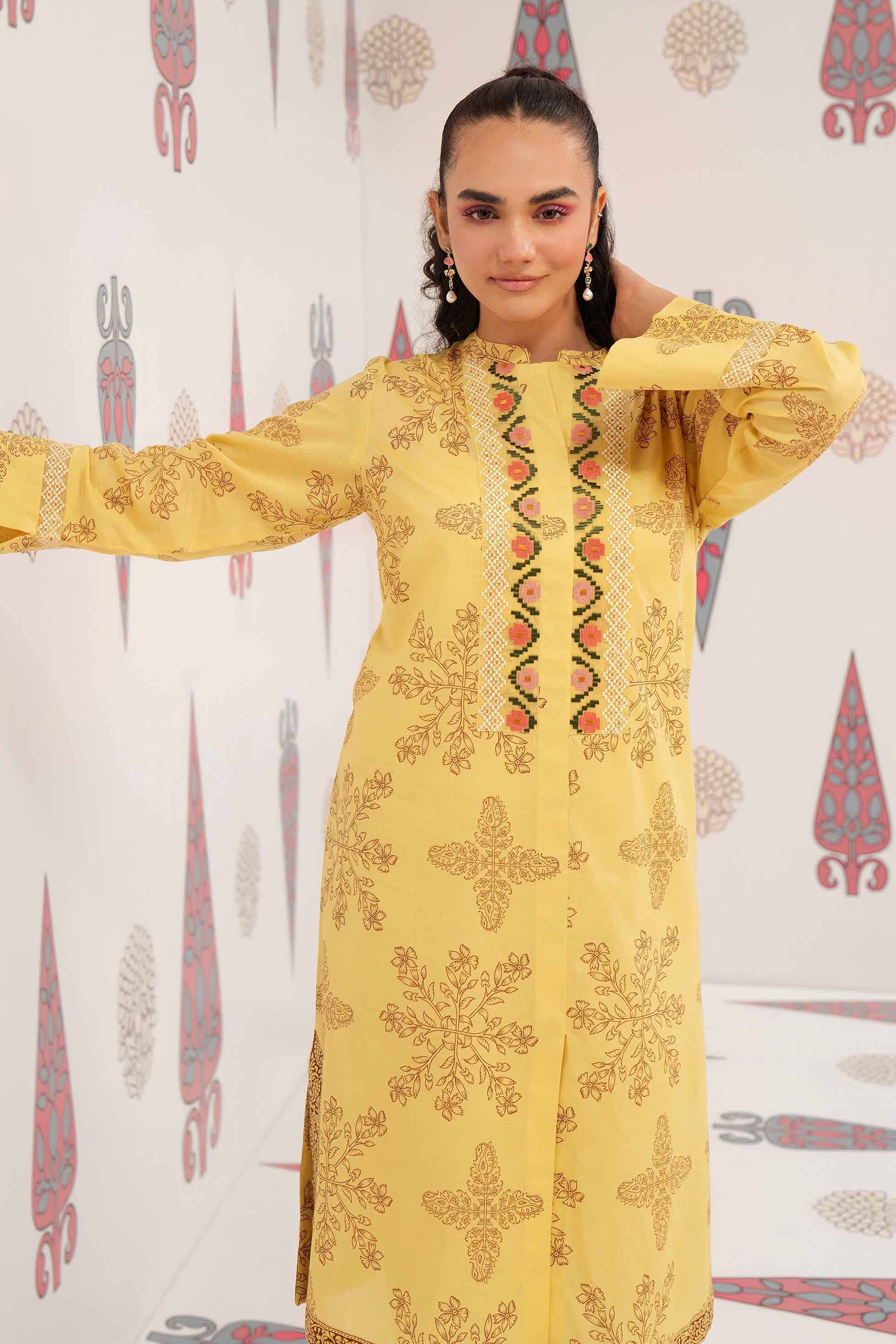 Printed Embroidered Shirt - PS24-148 - Image 2