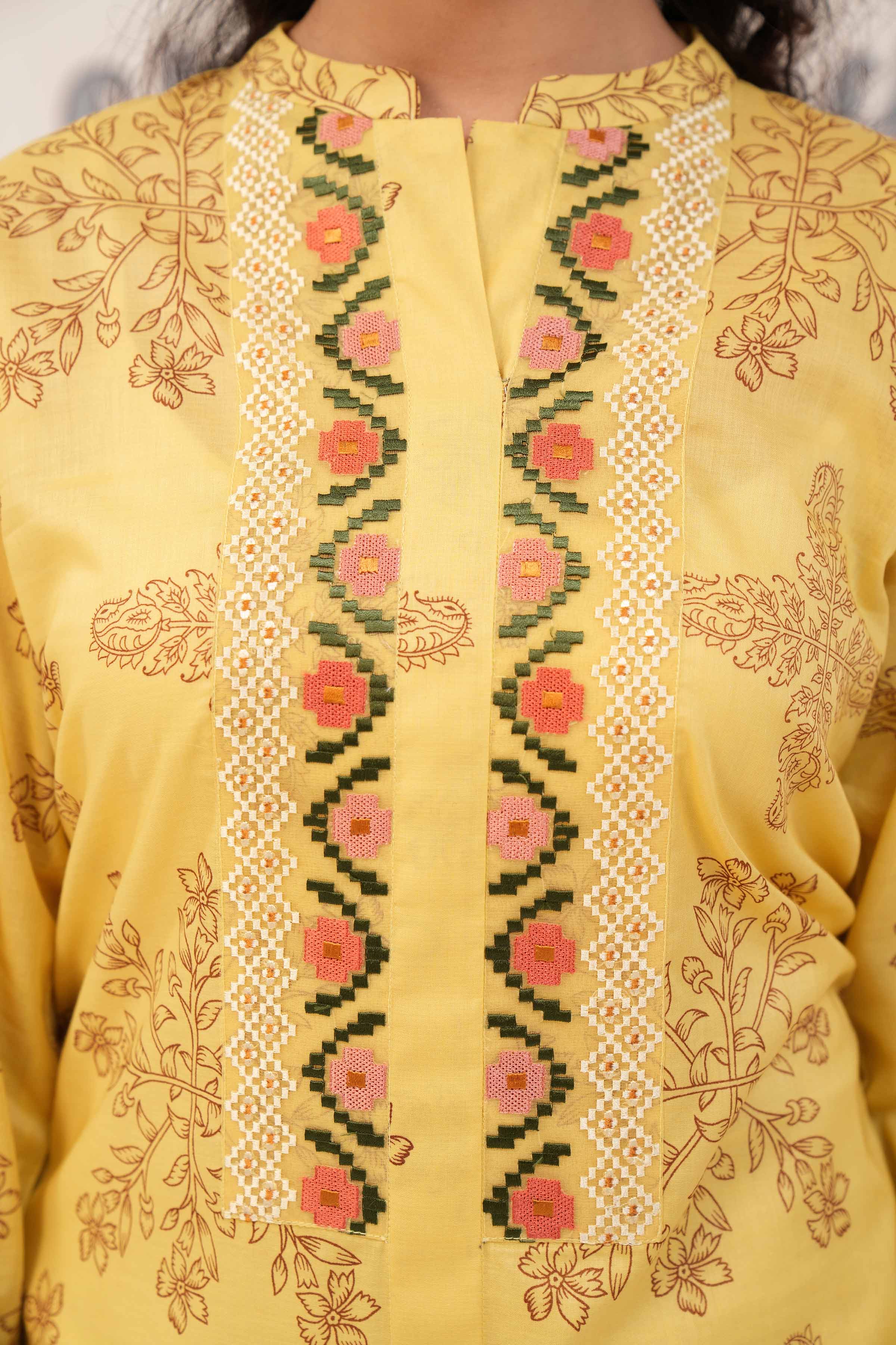 Printed Embroidered Shirt - PS24-148 - Image 6