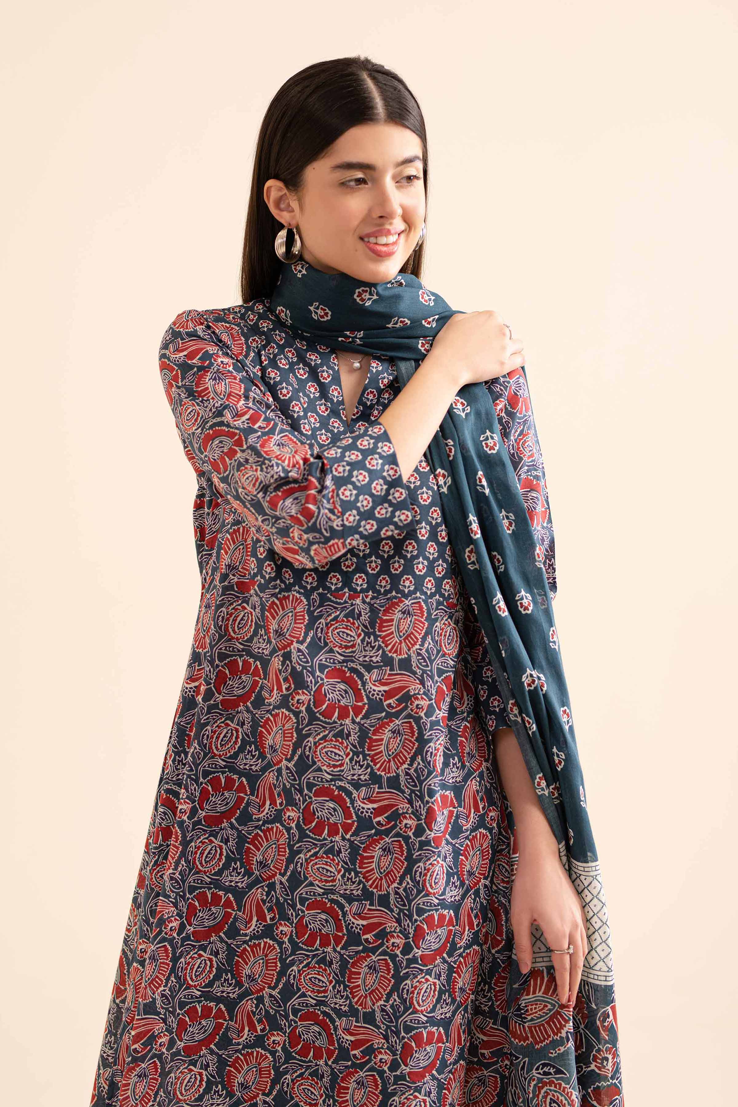 3 Piece - Printed Suit - PS24-256 - Image 2