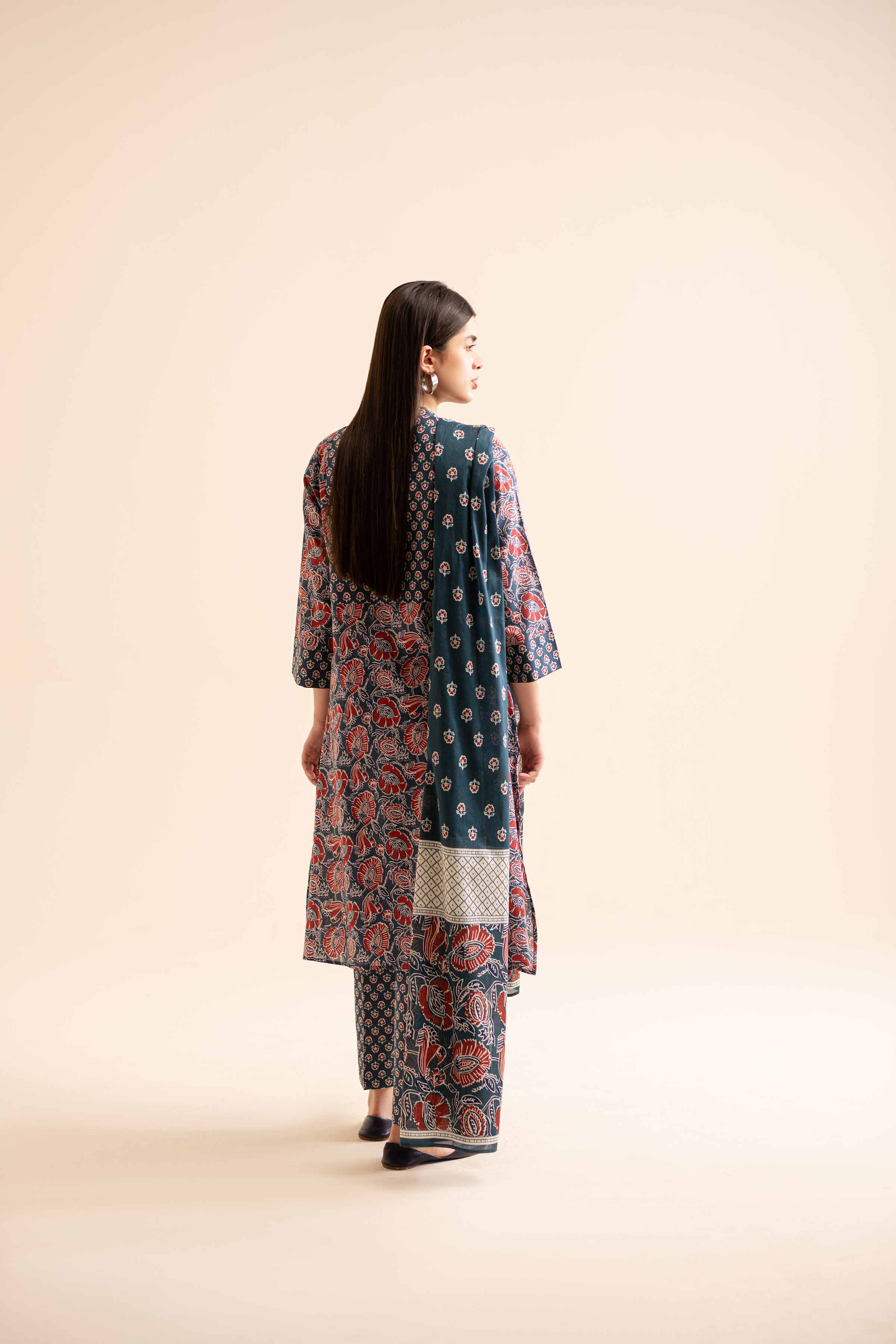 3 Piece - Printed Suit - PS24-256 - Image 6