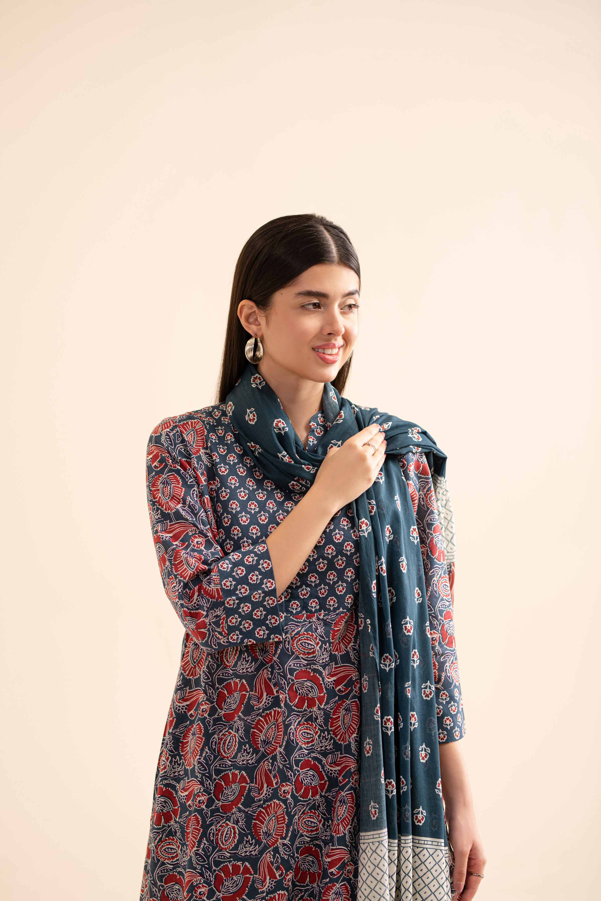 3 Piece - Printed Suit - PS24-256 - Image 7