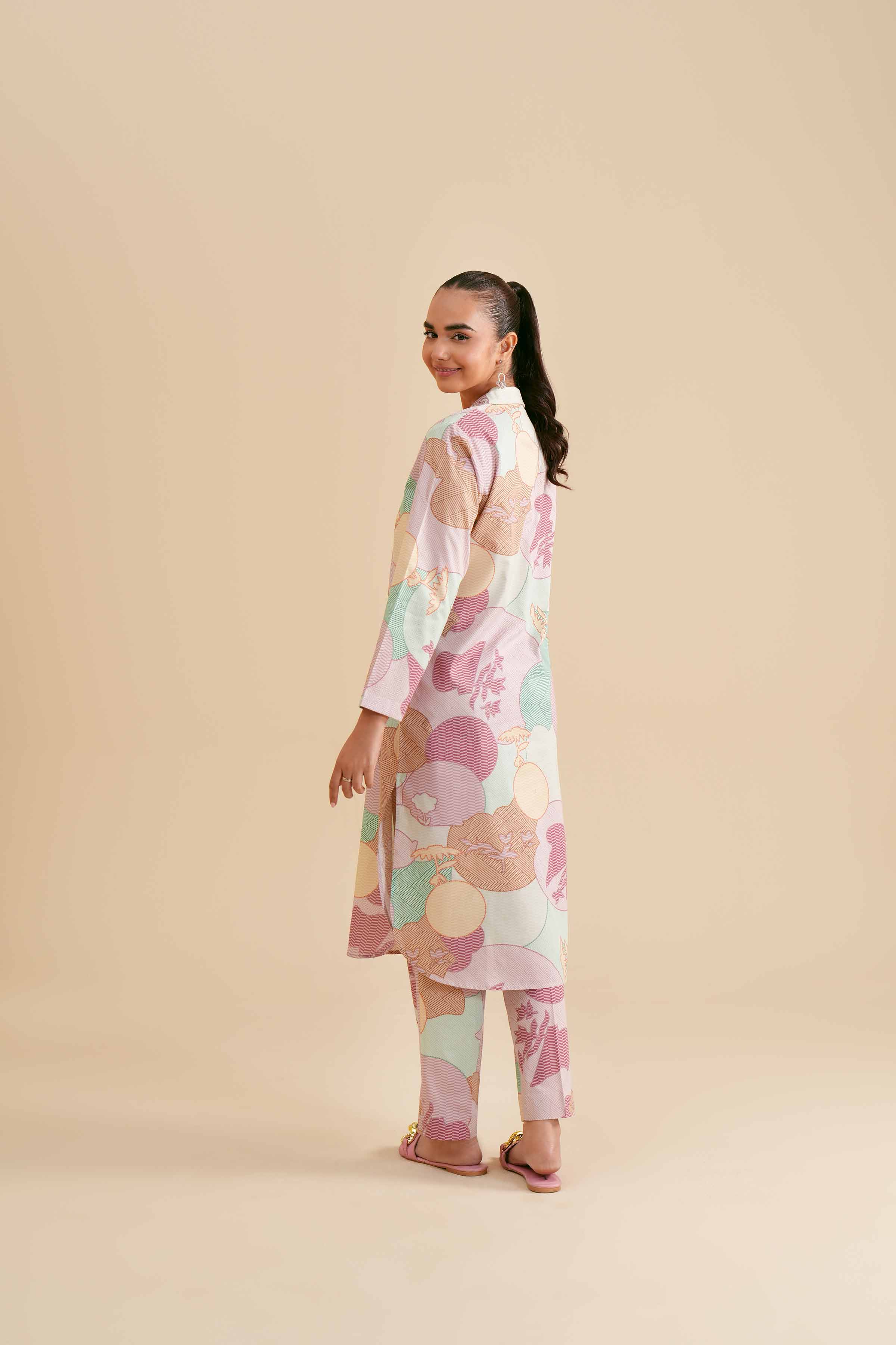 2 Piece - Printed Suit - PS24-346 - Image 3