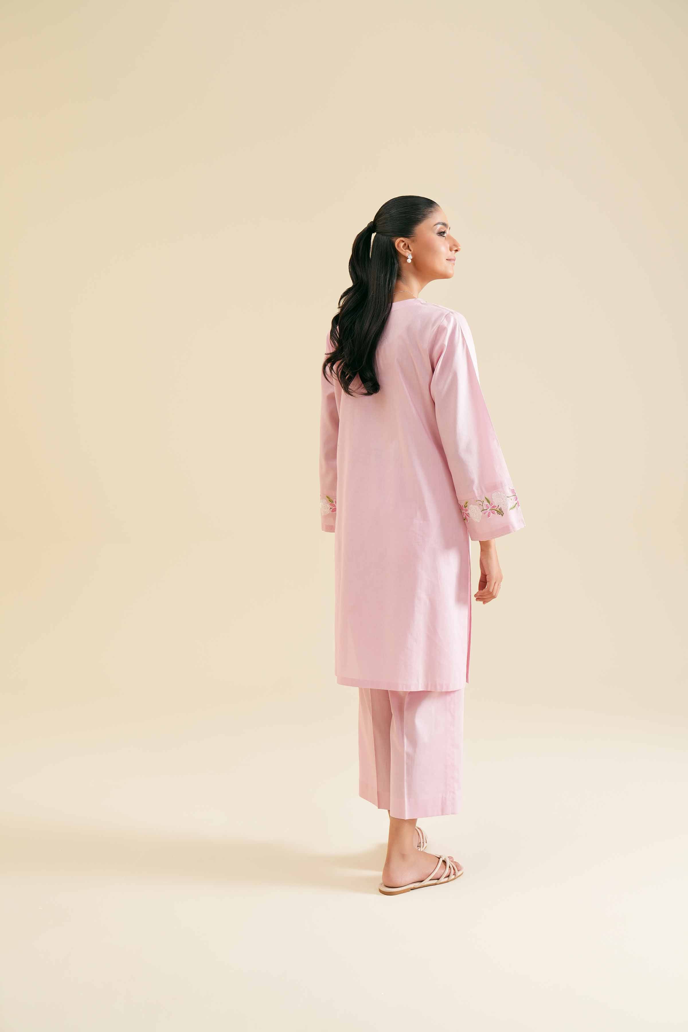 2 Piece - Embroidered Suit - PS24-39 - Image 3
