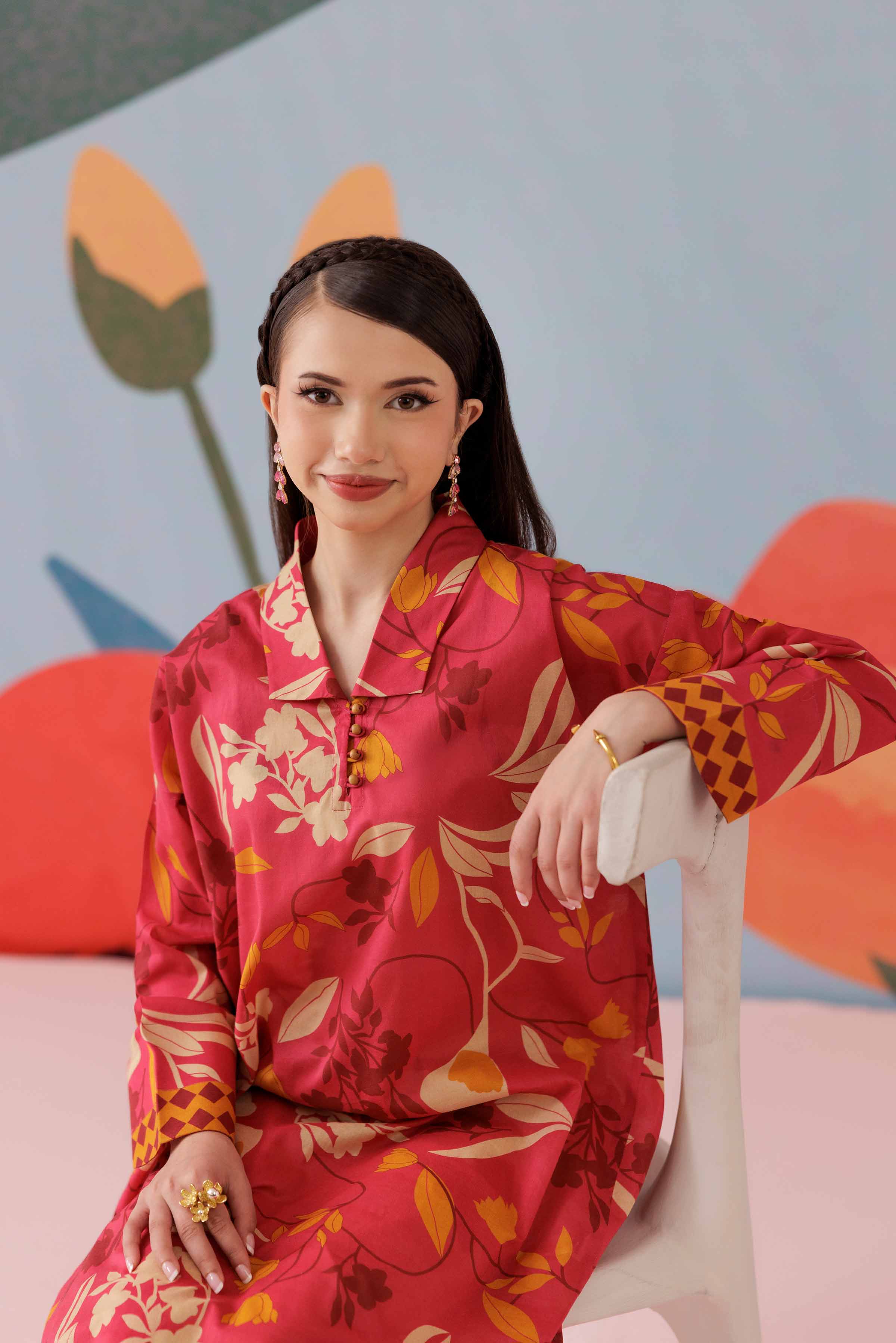 2 Piece - Printed Suit - PS25-116 - Image 4