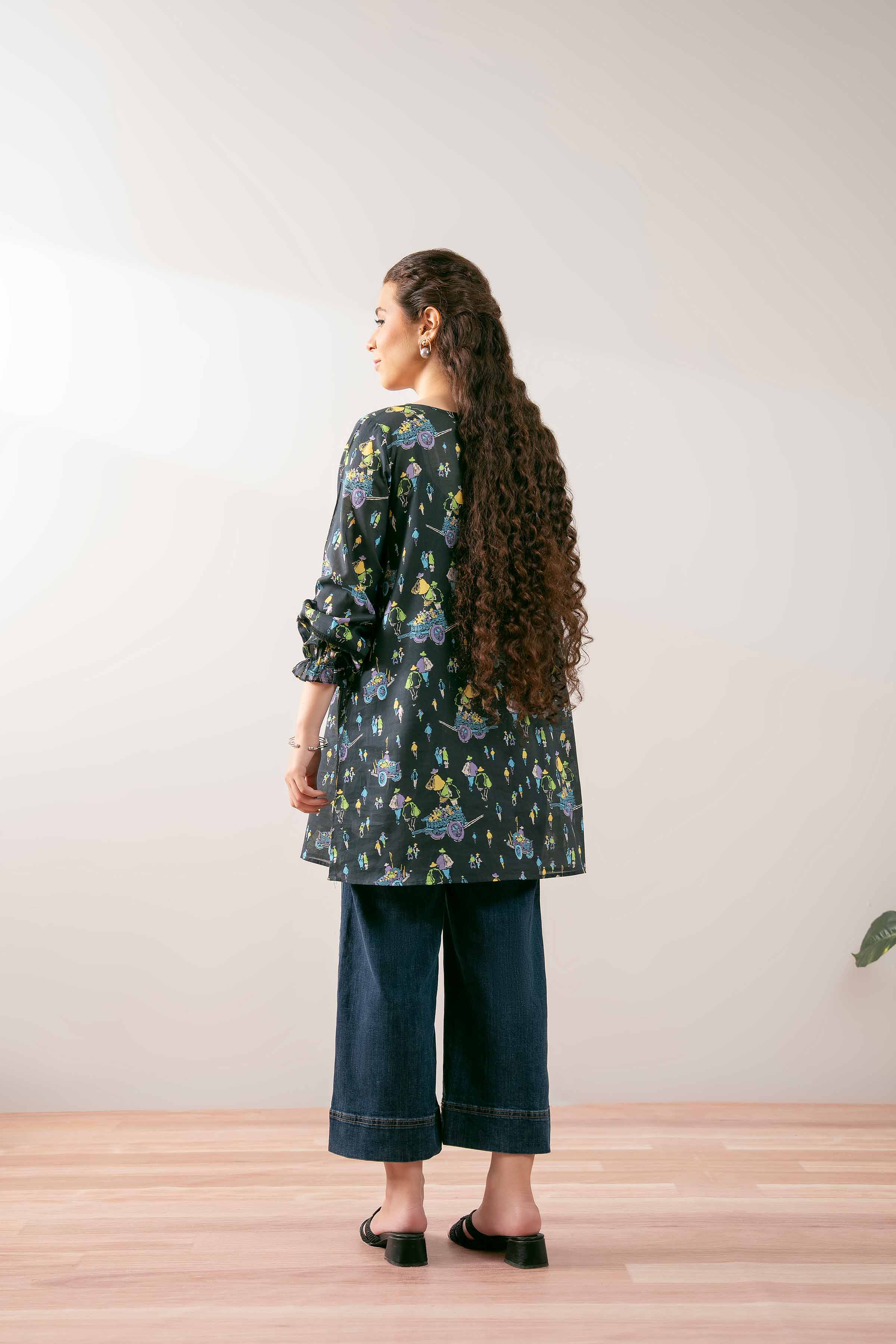 Printed Tunic - PS25-121 - Image 3