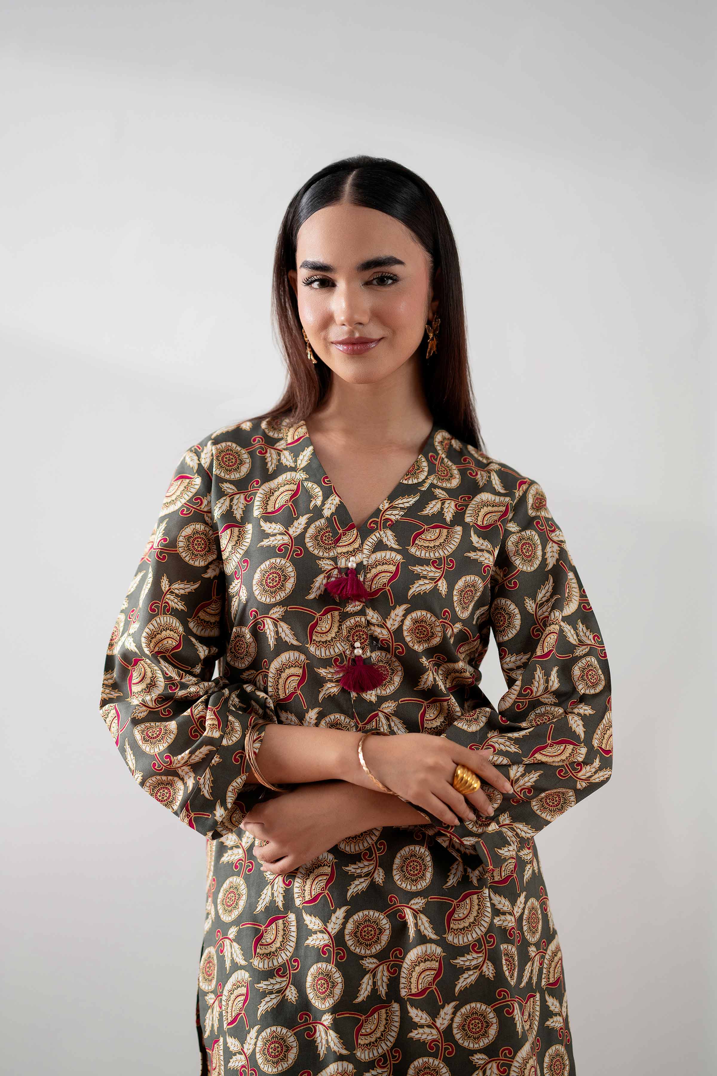 2 Piece - Printed Suit - PS25-122 - Image 4