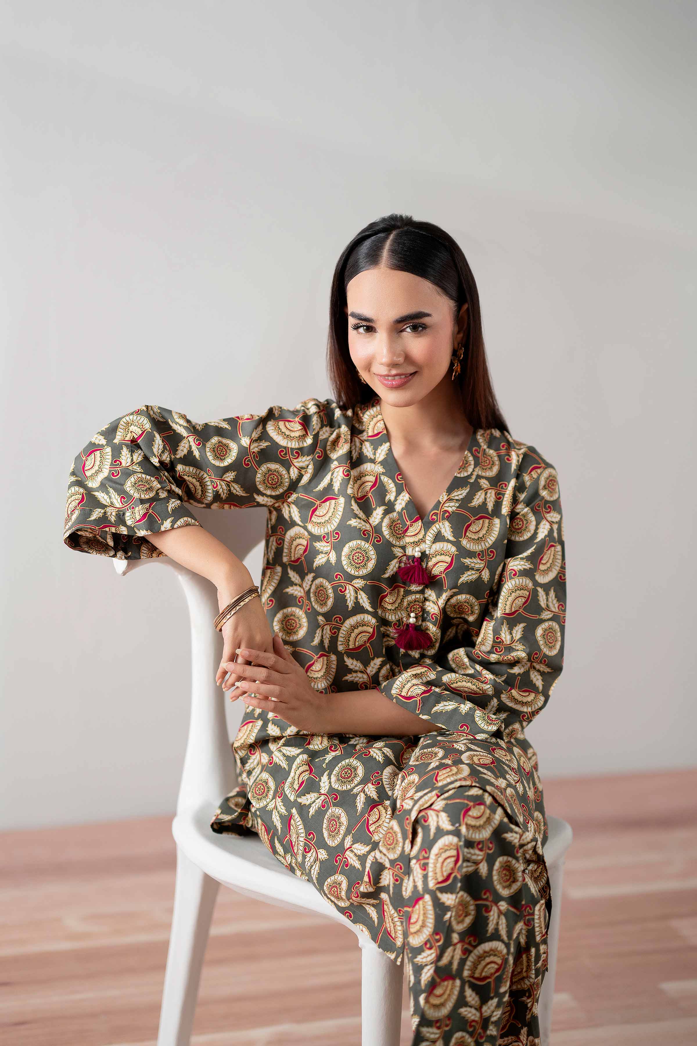 2 Piece - Printed Suit - PS25-122 - Image 6