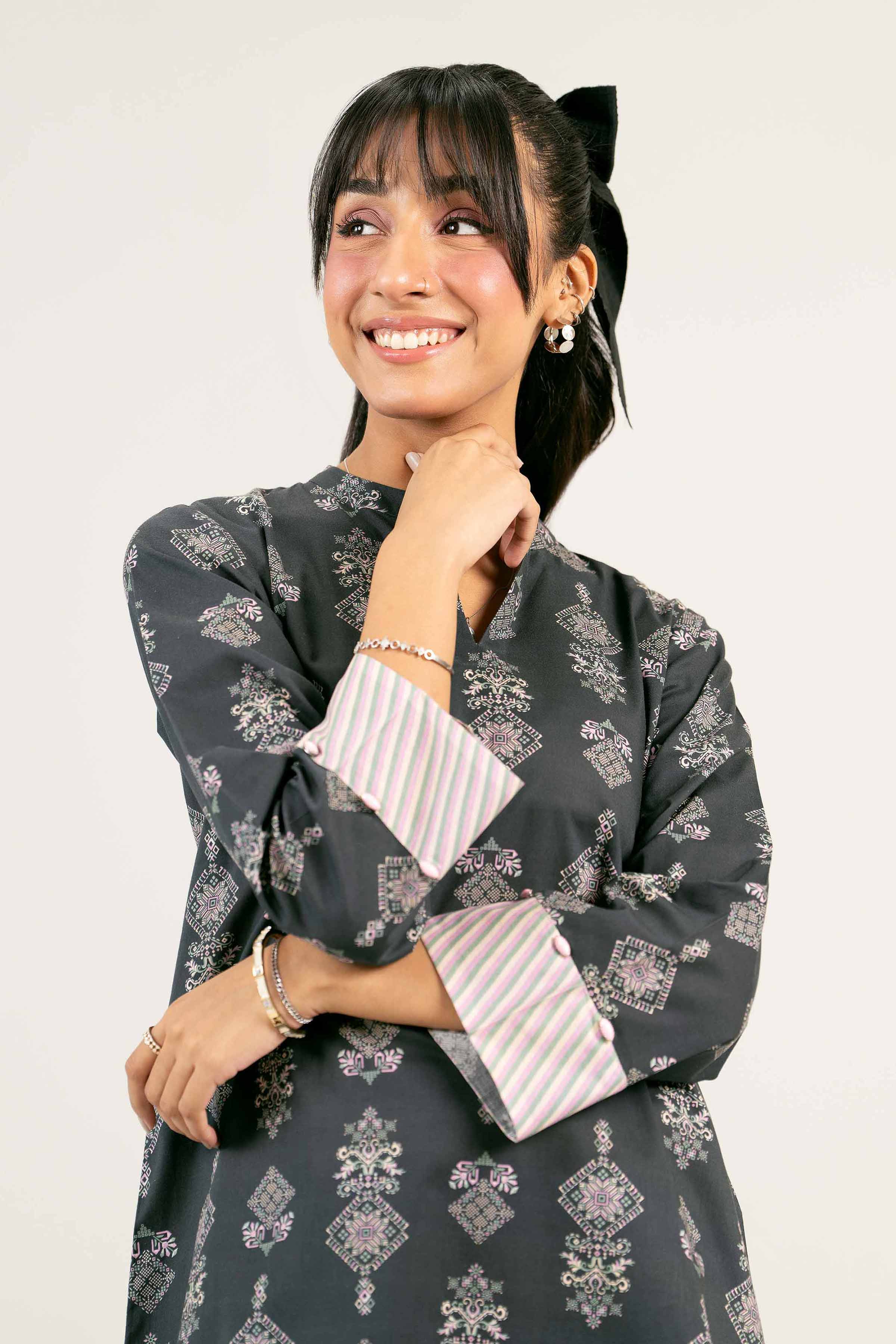 2 Piece - Printed Suit - PS25-14 - Image 2