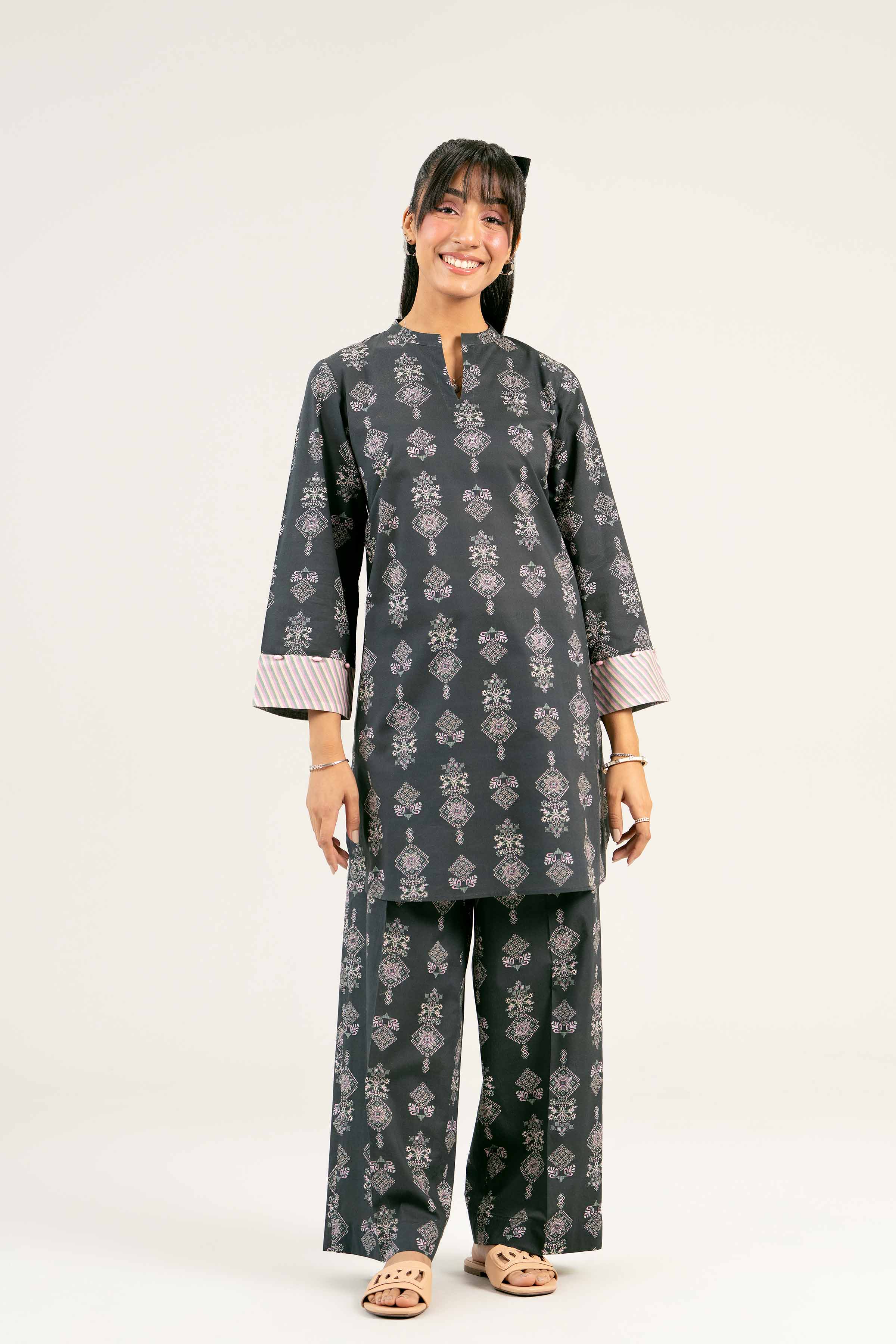 2 Piece - Printed Suit - PS25-14 - Image 6