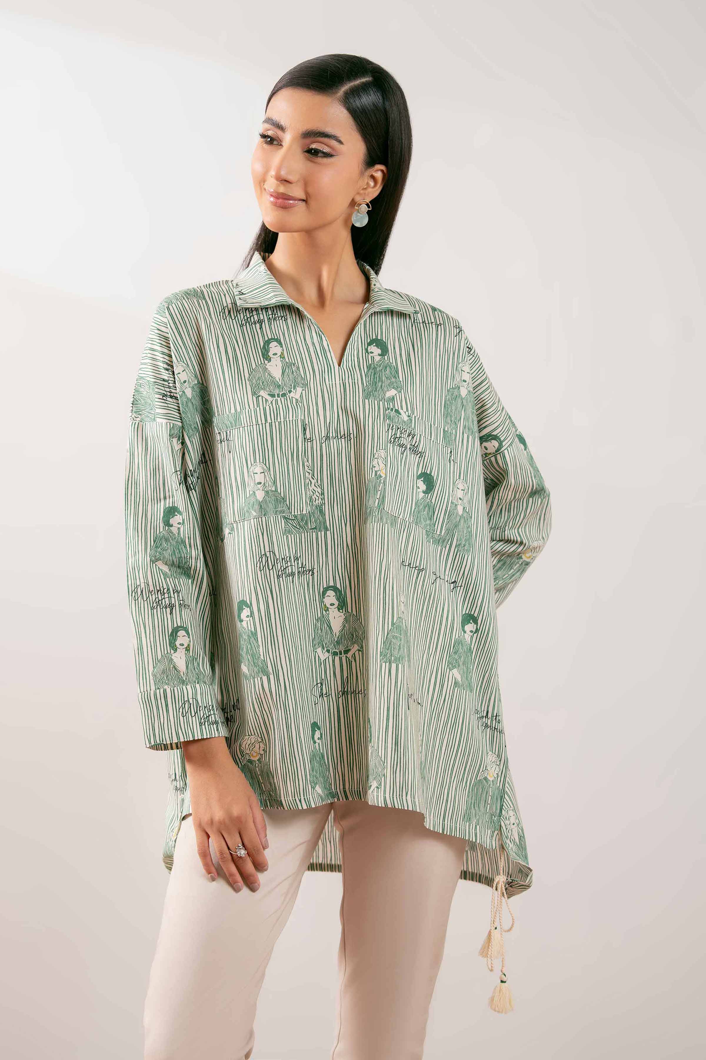 Printed Tunic - PS25-148 - Image 2