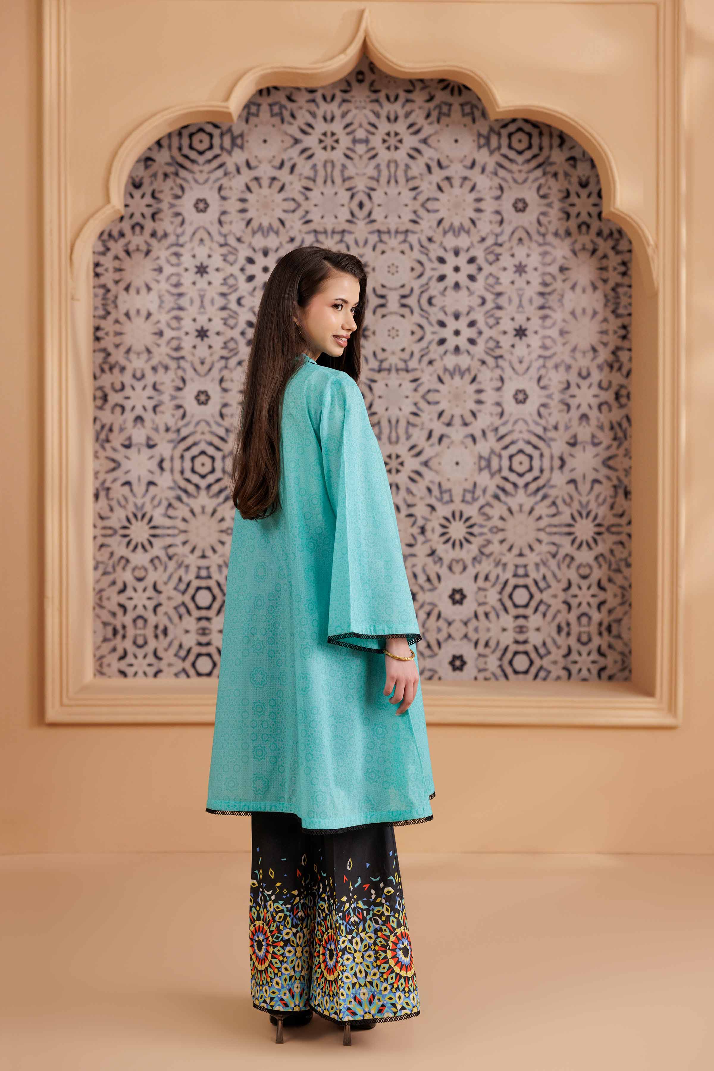 2 Piece - Printed Suit - PS25-159 - Image 3