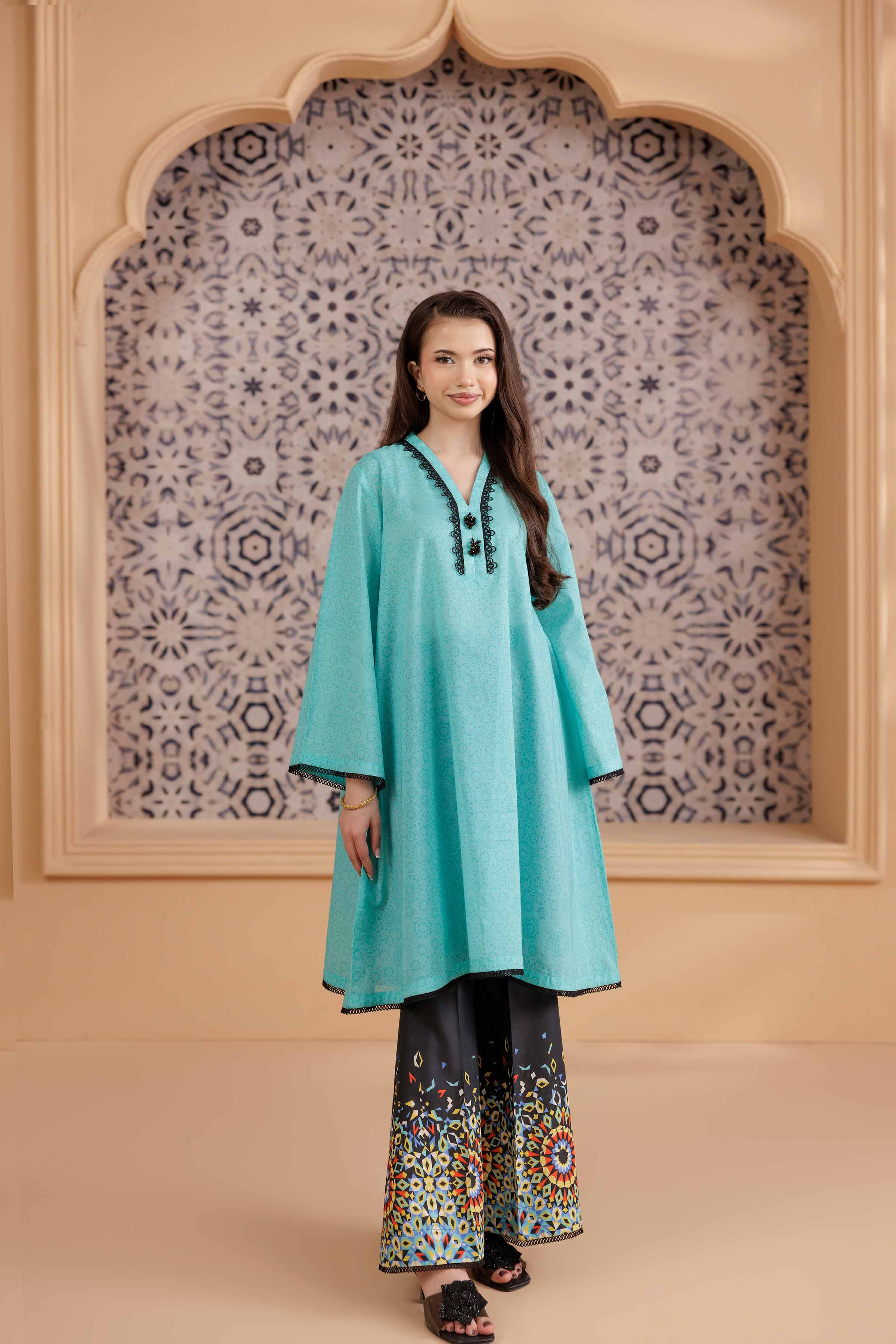 2 Piece - Printed Suit - PS25-159 - Image 4