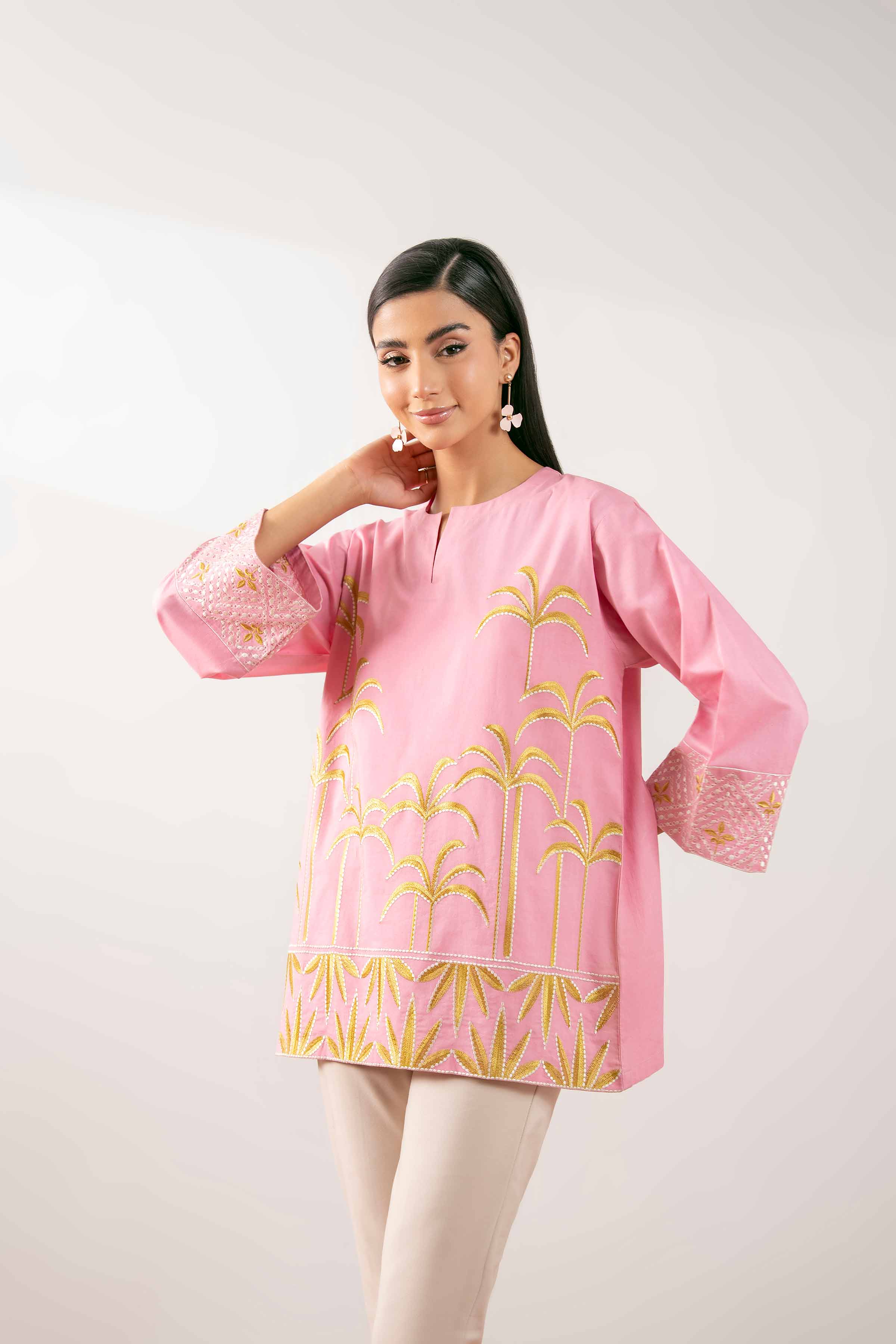 Embroidered Tunic - PS25-181 - Image 2
