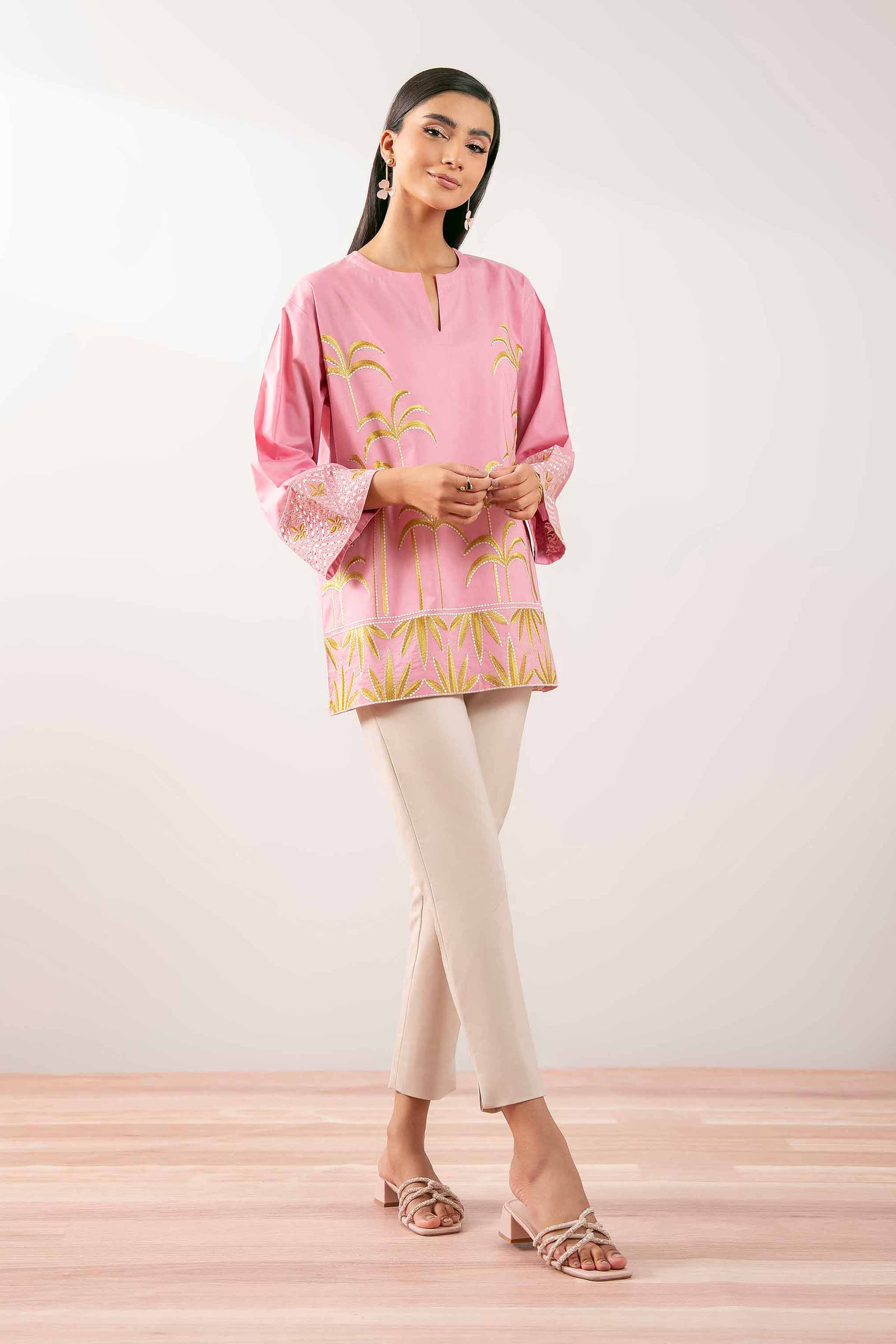 Embroidered Tunic - PS25-181 - Image 4