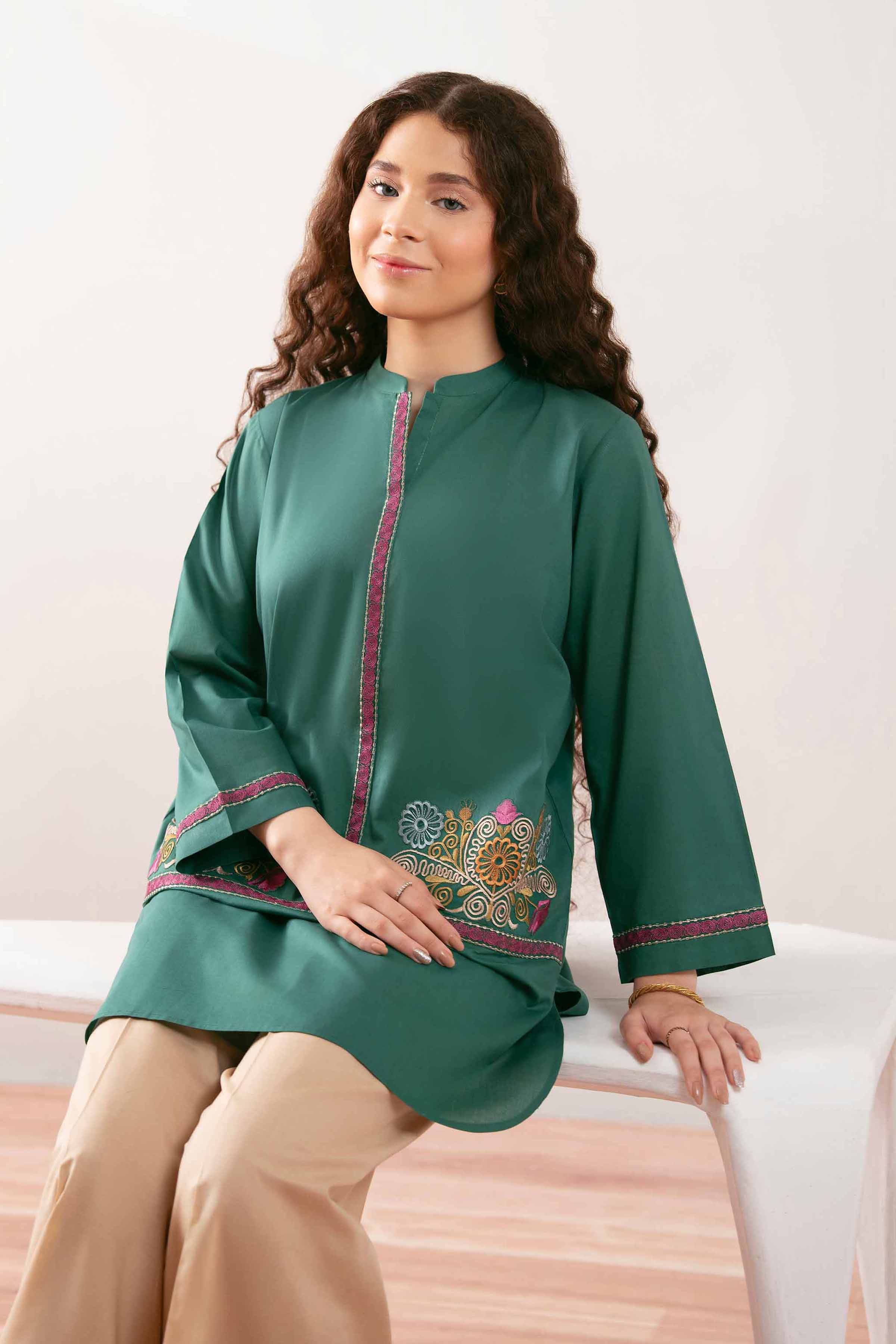Embroidered Tunic - PS25-204 - Image 3