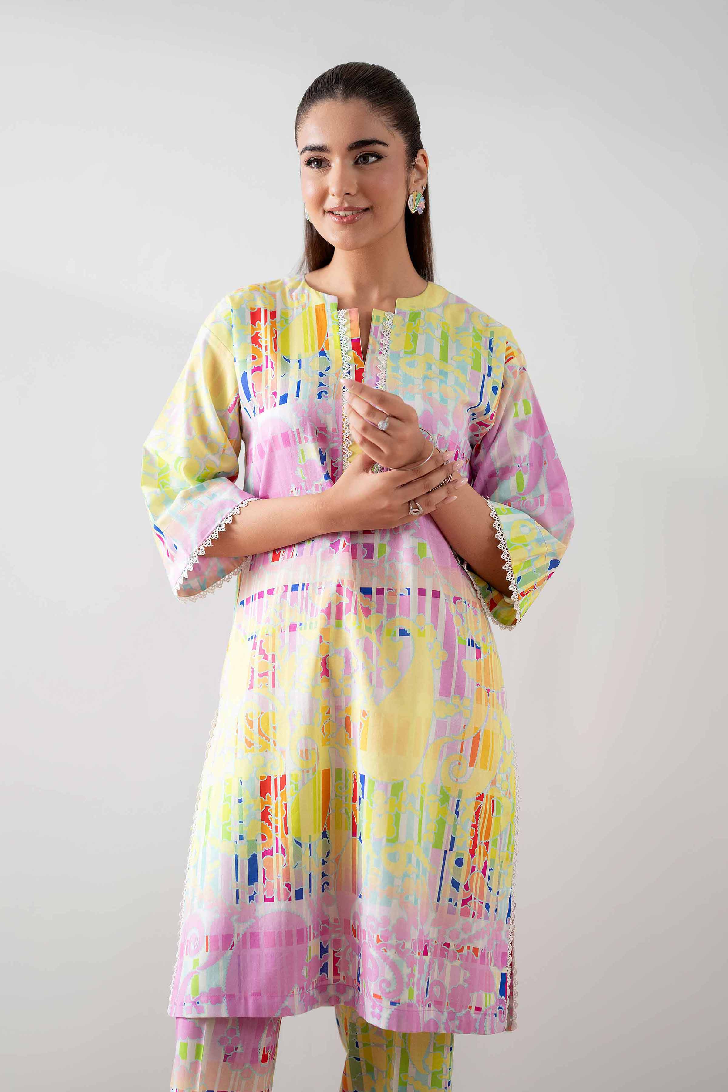 2 Piece - Printed Suit - PS25-226 - Image 2