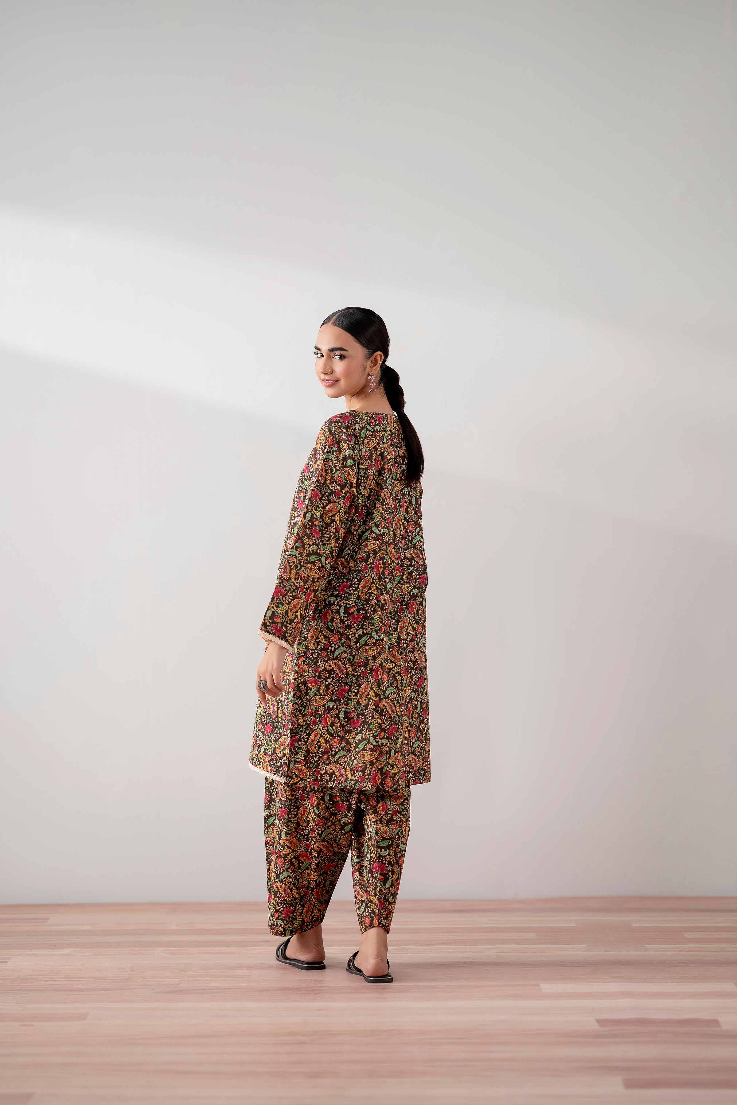 2 Piece - Printed Suit - PS25-229 - Image 3