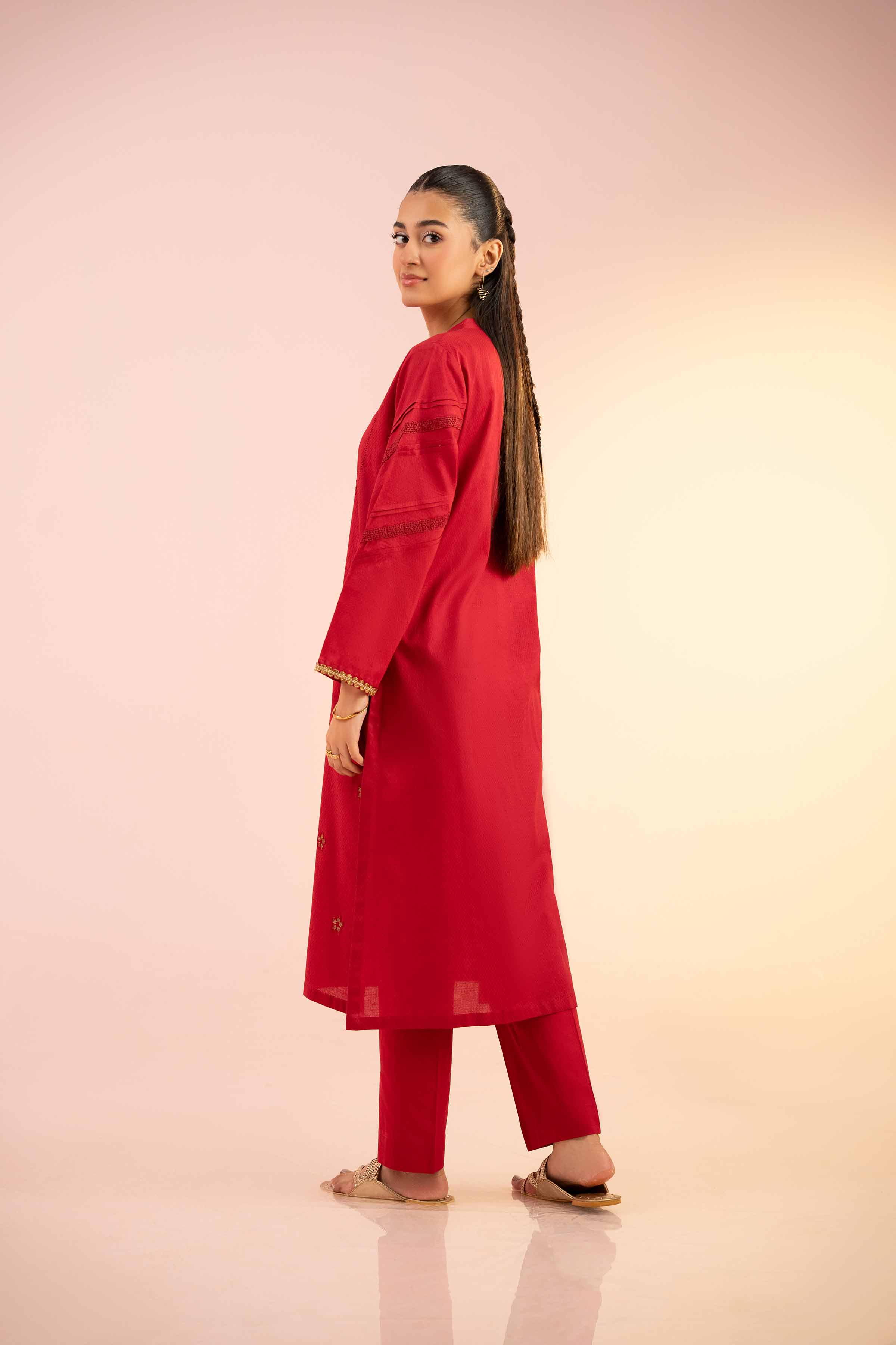 2 Piece - Embroidered Suit - PS25-24 - Image 3