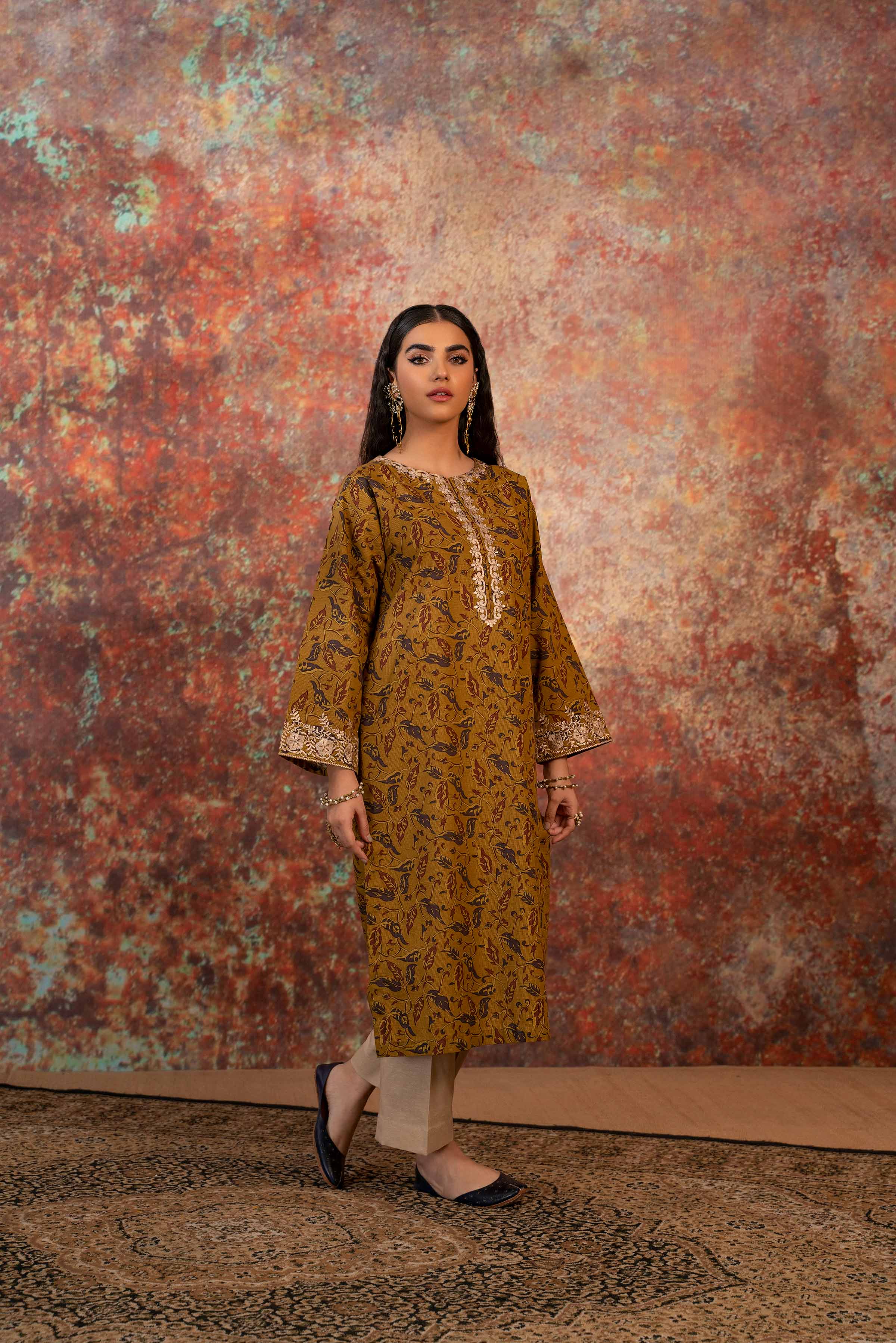Printed Embroidered Shirt - PW23-133 - Image 6