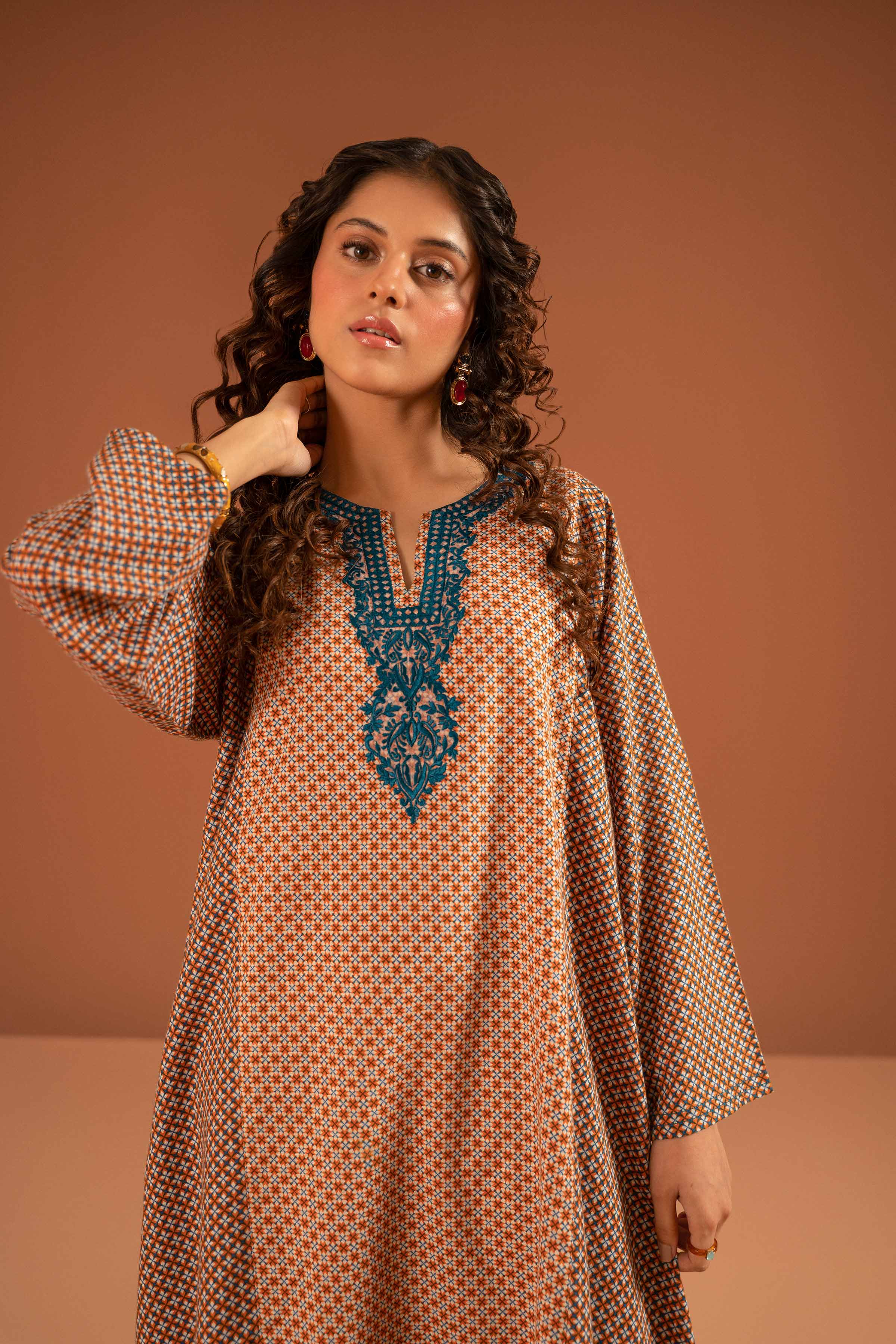 Printed Embroidered Shirt - PW23-168 - Image 4