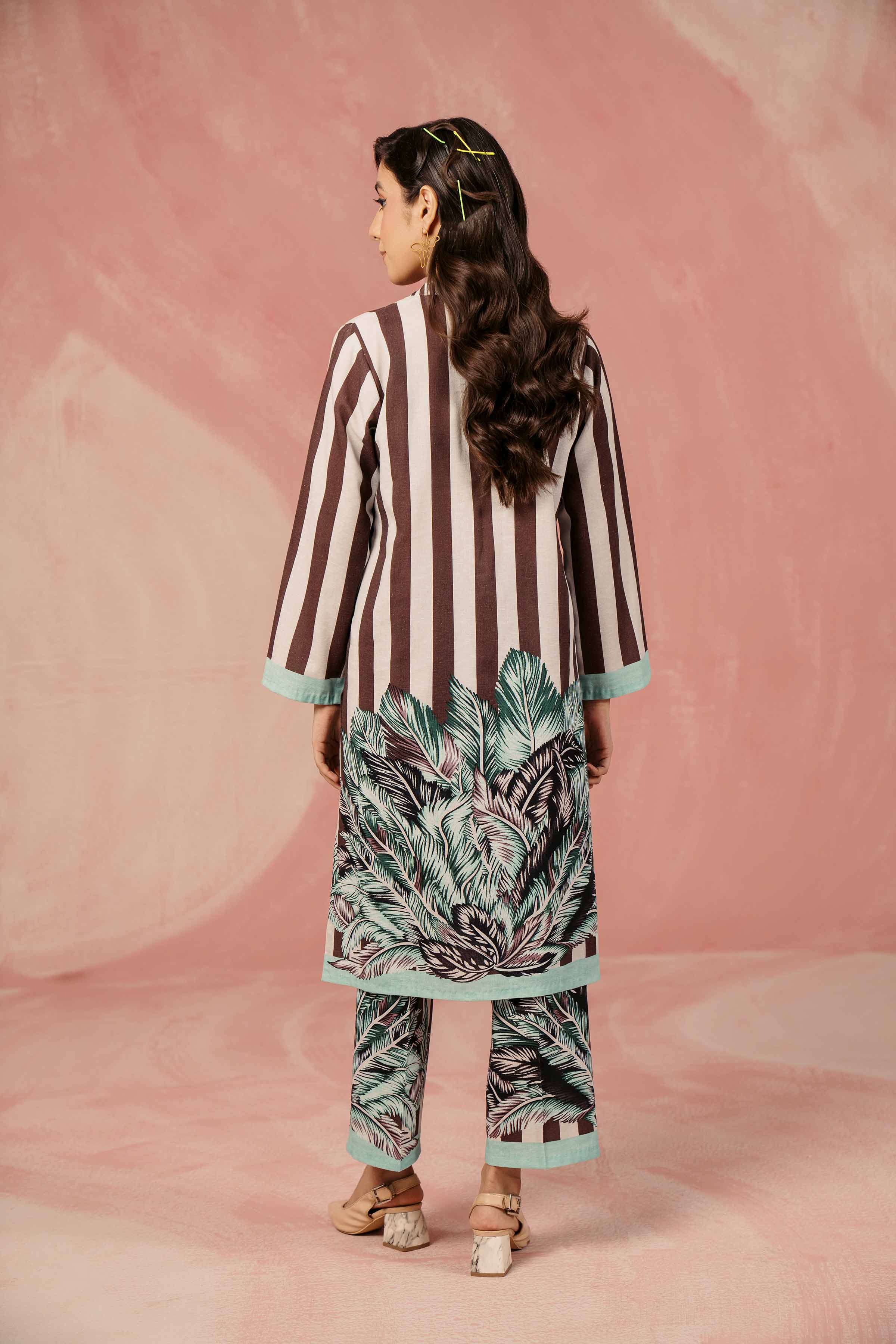2 Piece - Printed Suit - PW23-207 - Image 2