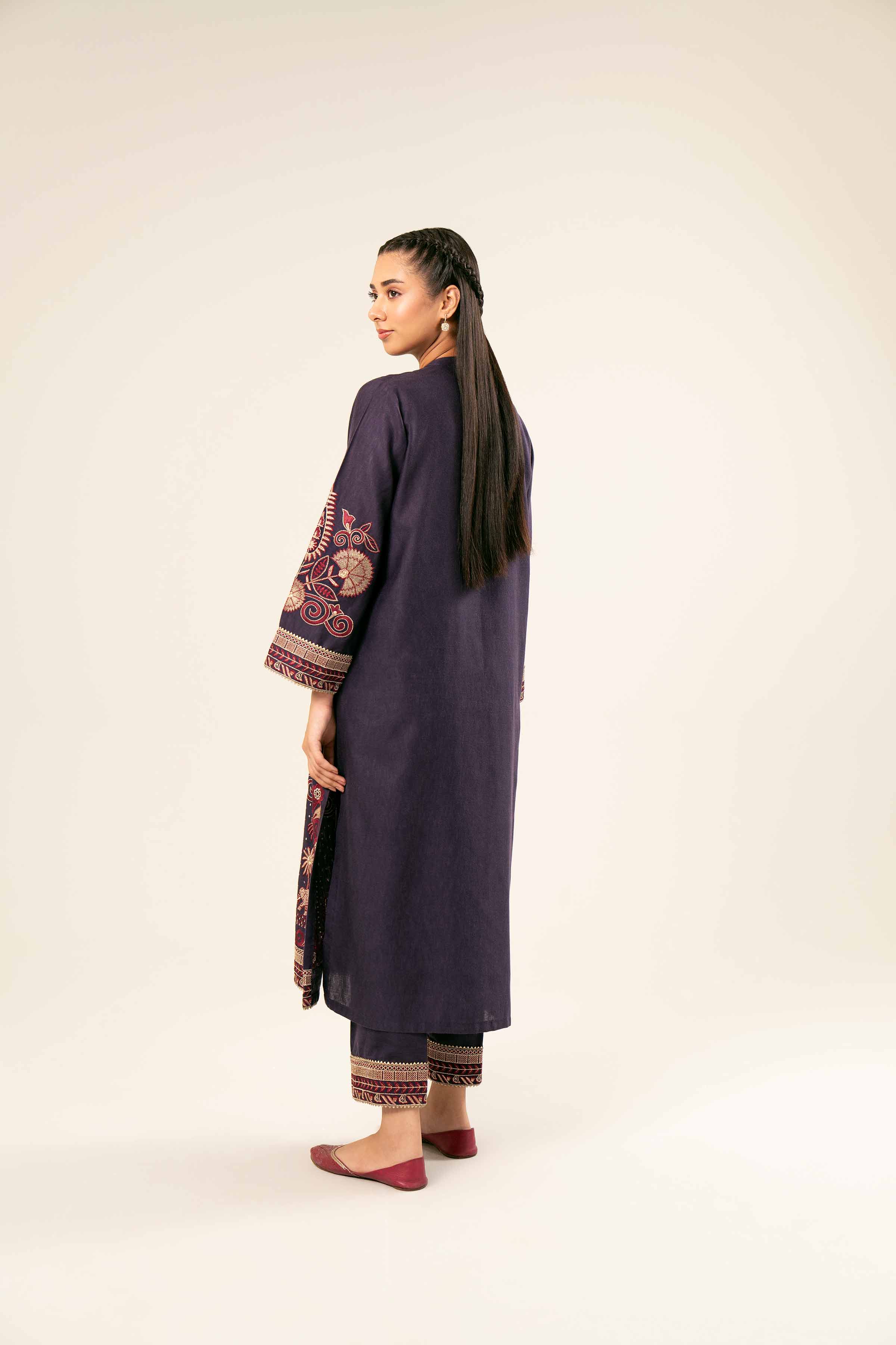 2 Piece - Embroidered Suit - PW24-103 - Image 3