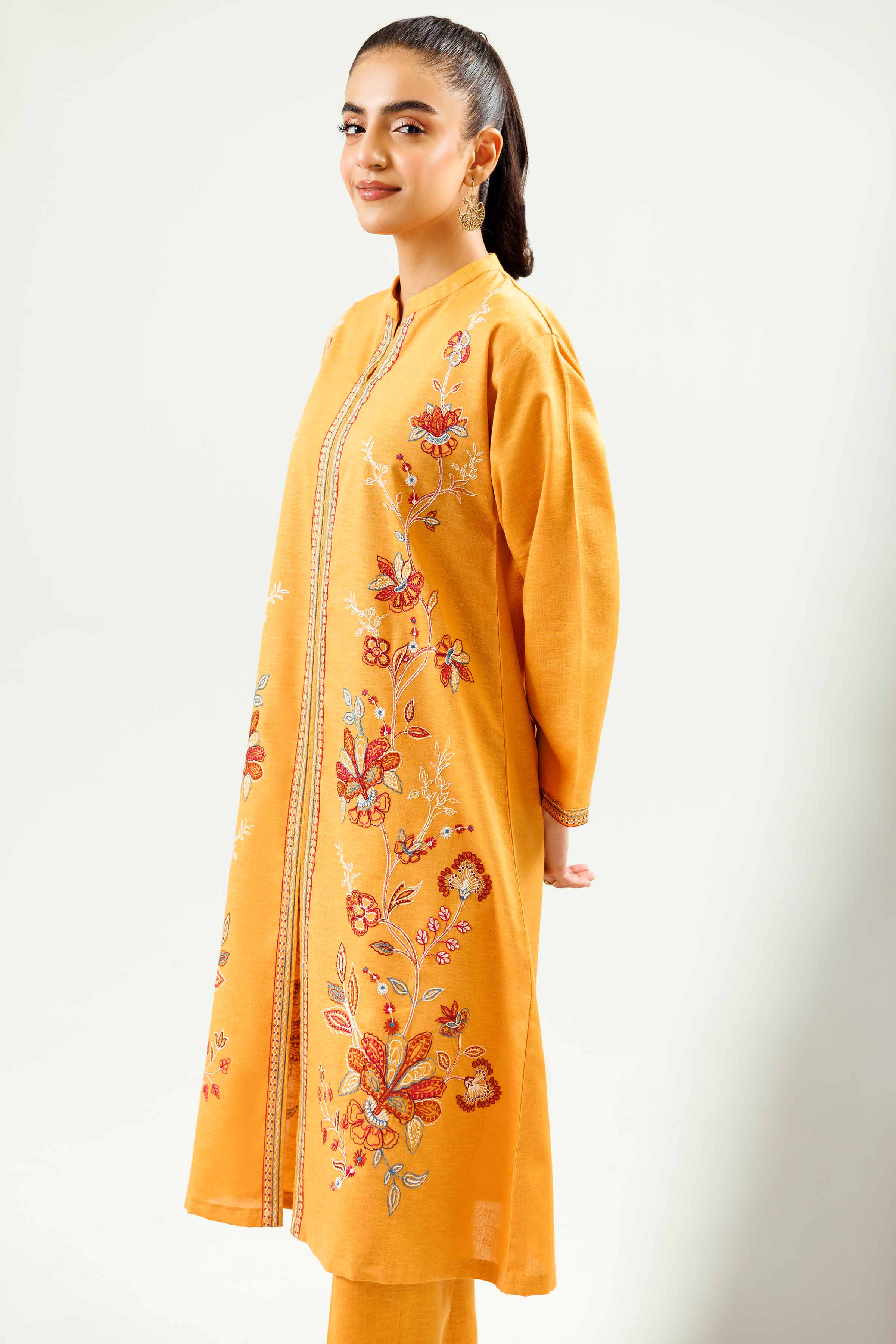 2 Piece - Embroidered Suit - PW24-115 - Image 5