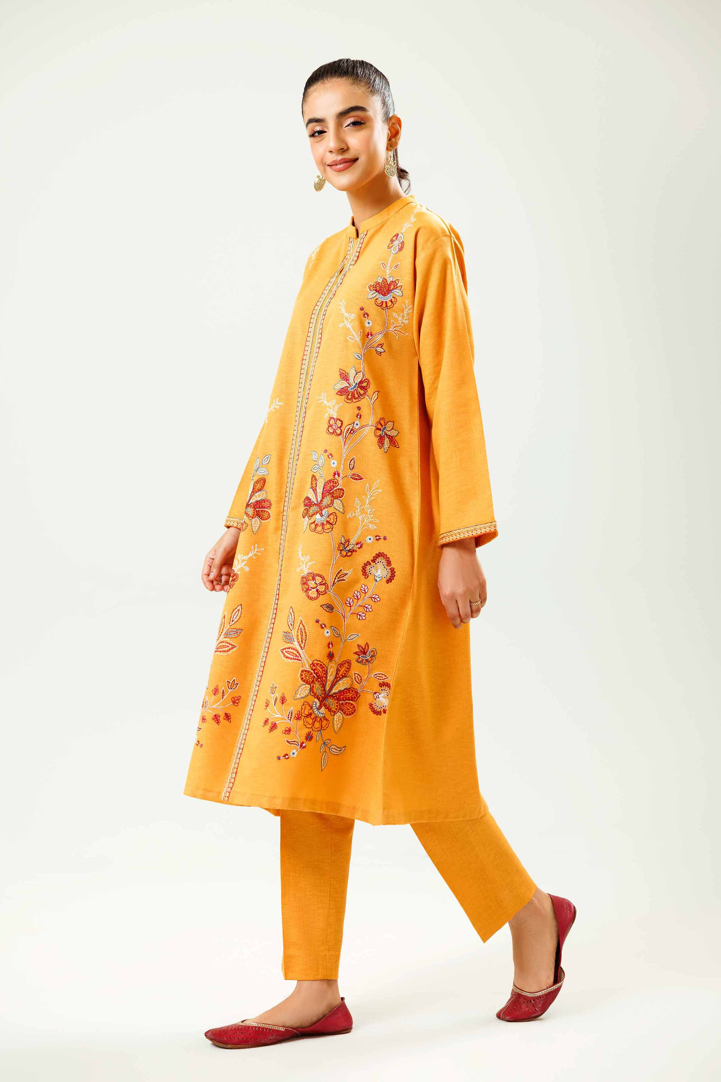 2 Piece - Embroidered Suit - PW24-115 - Image 6