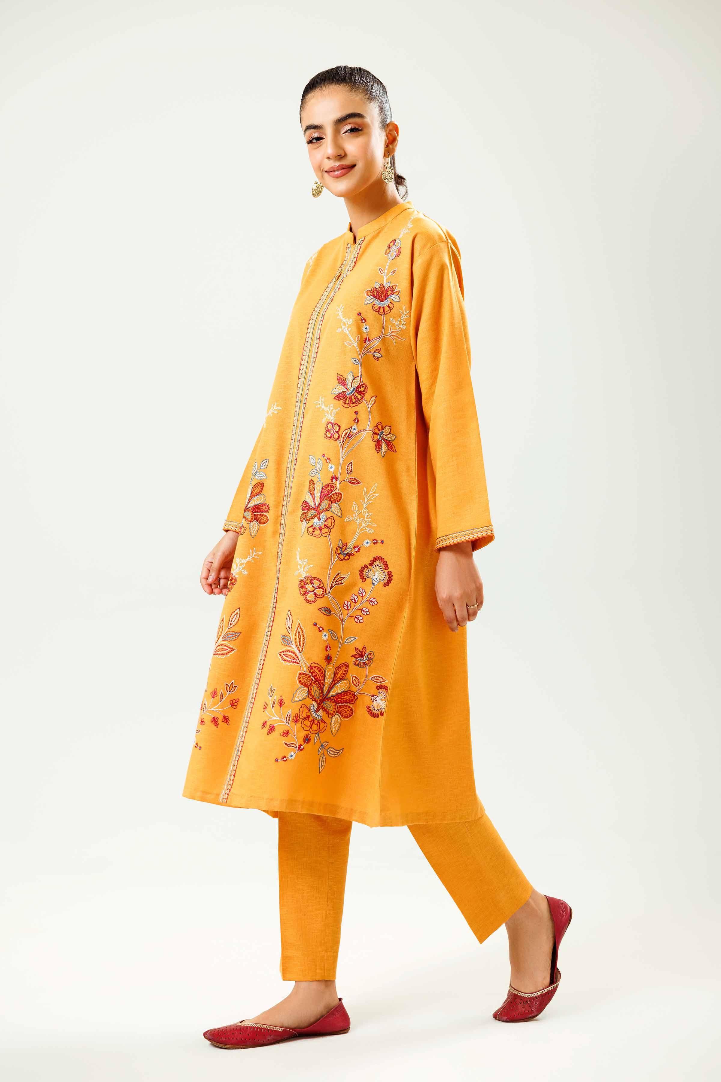 2 Piece - Embroidered Suit - PW24-115 - Image 7
