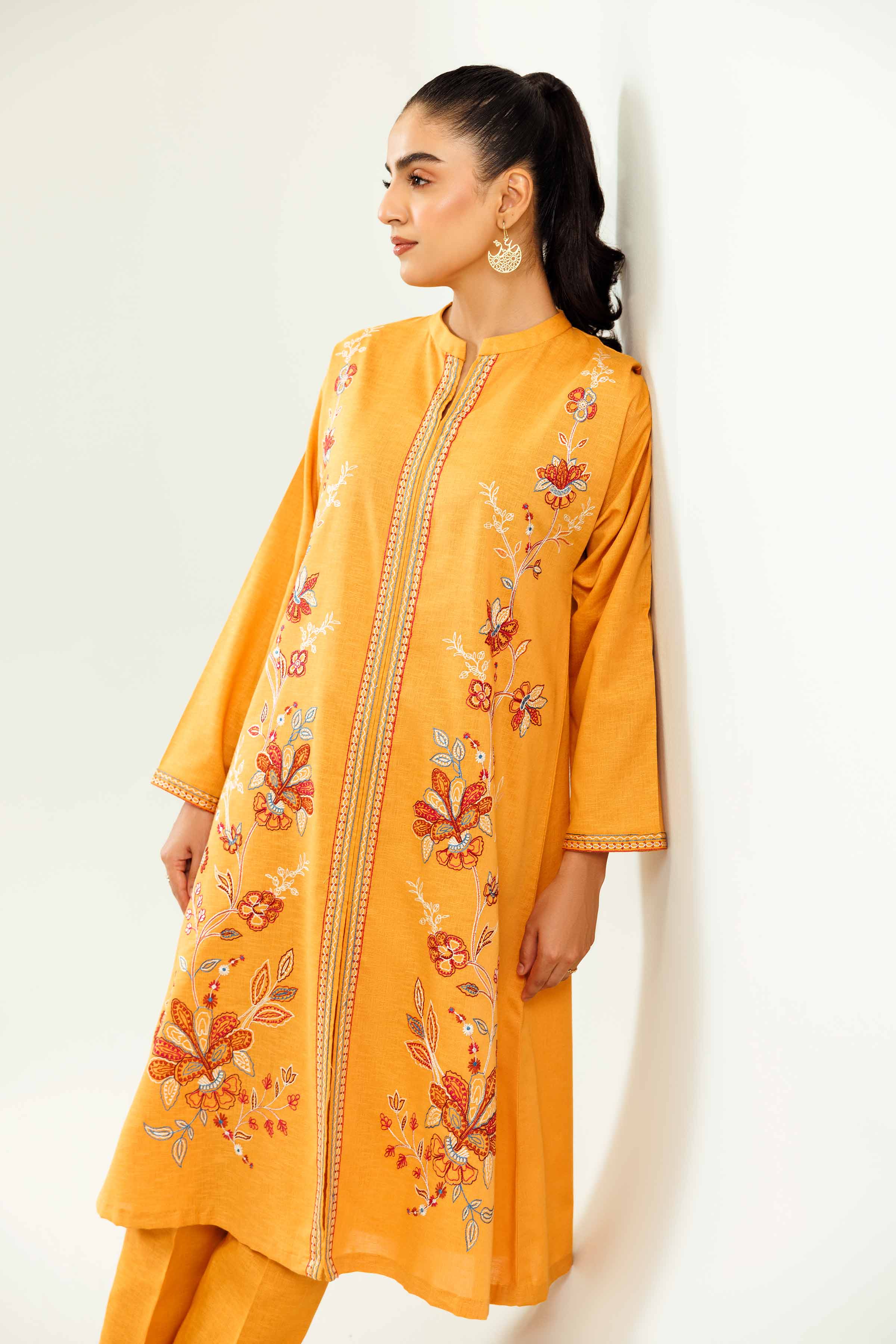 2 Piece - Embroidered Suit - PW24-115 - Image 8