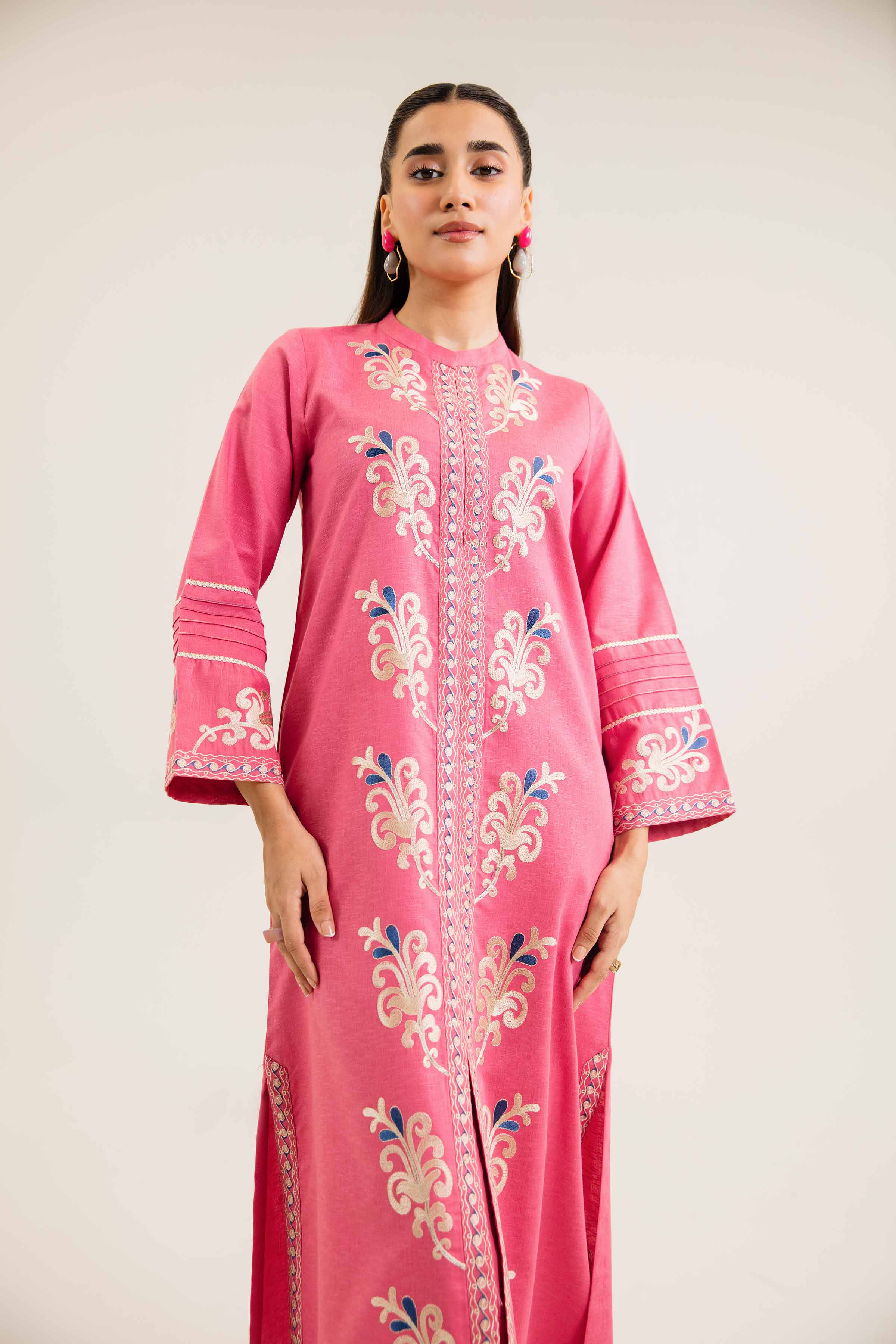 2 Piece - Embroidered Suit - PW24-116 - Image 6