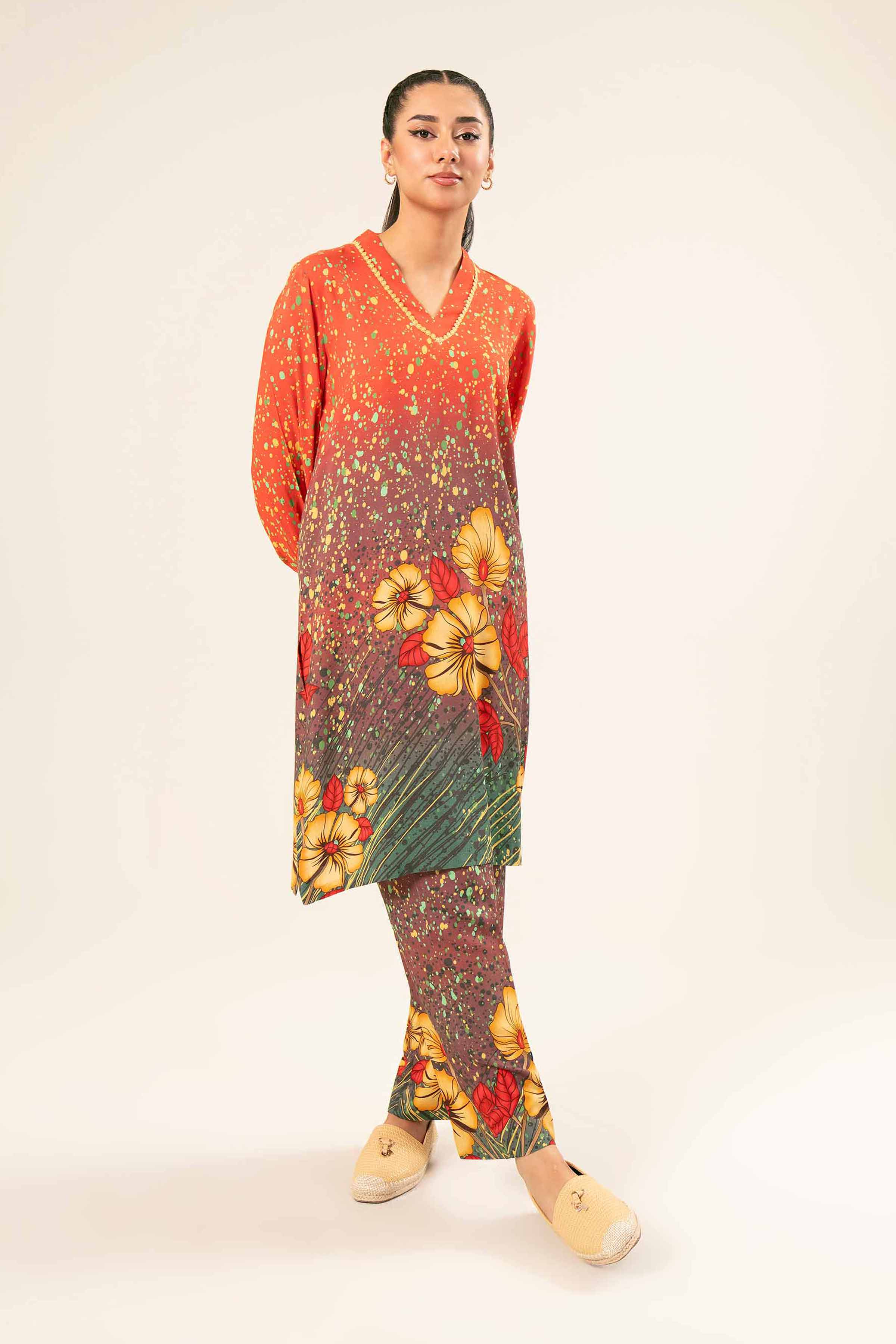 2 Piece - Printed Suit - PW24-120 - Image 2